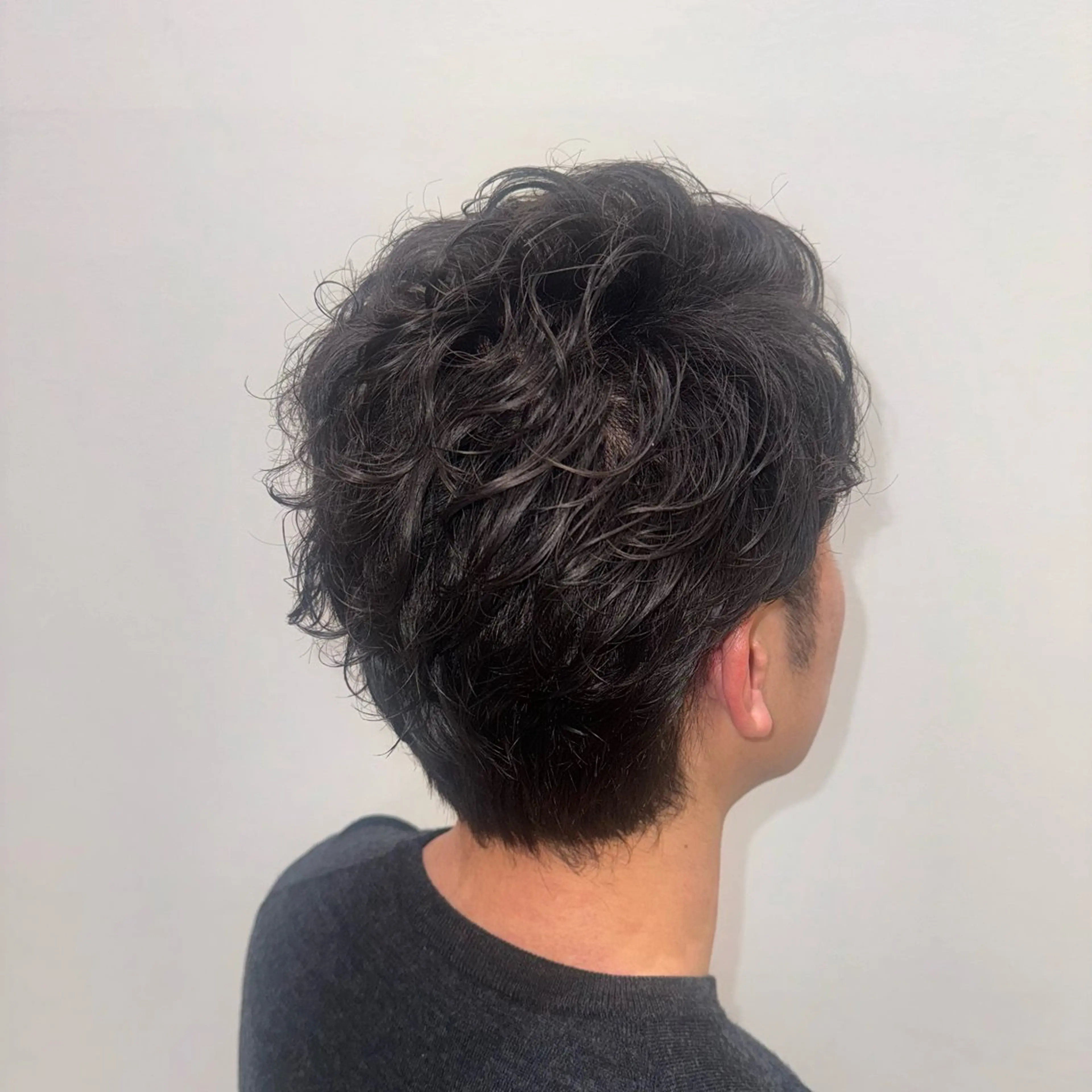 パーマ メンズ パーマ パーマモデル募集🌈 森脇帆南のヘアスタイル