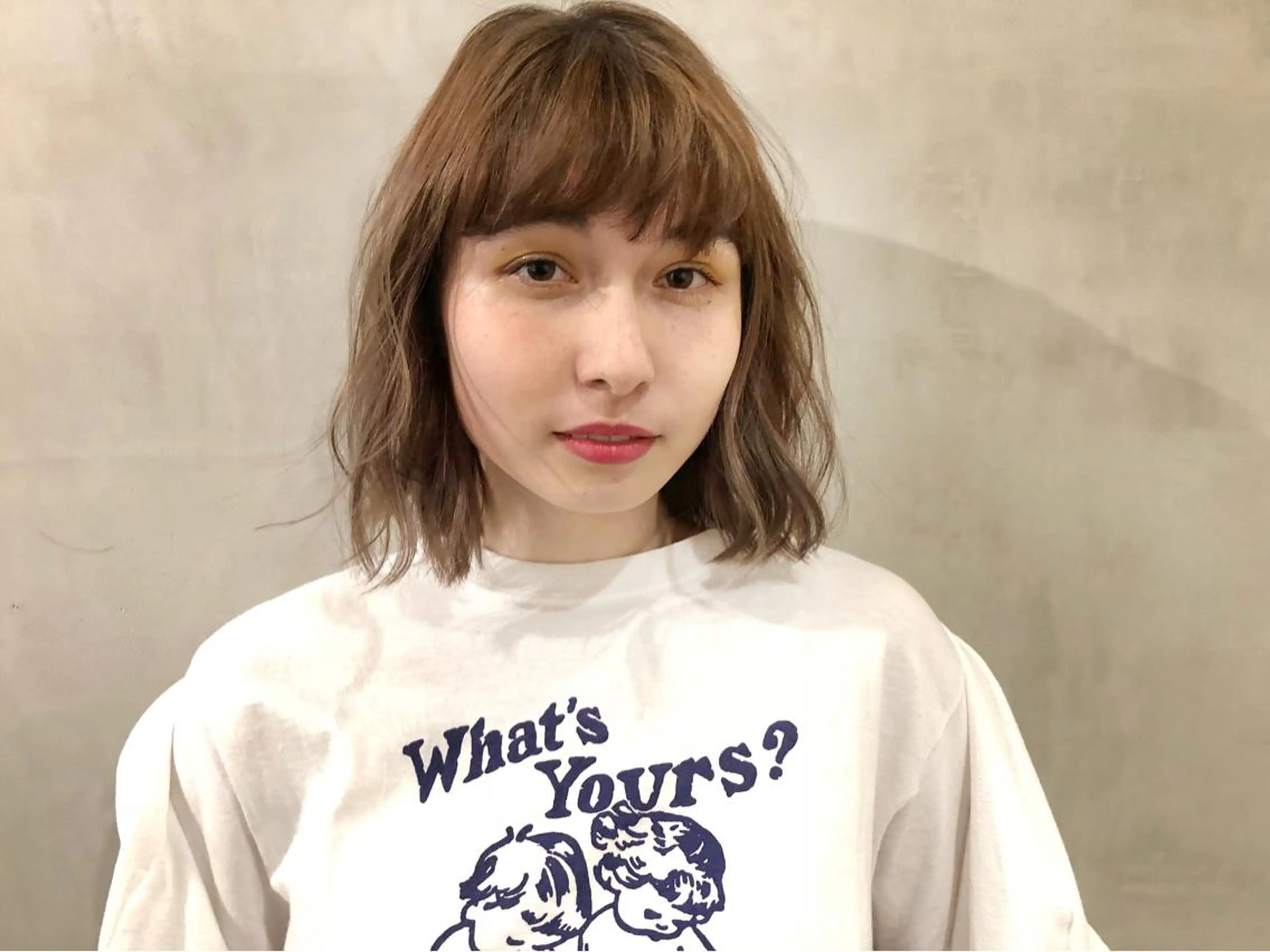 ミディアム カラー 透明感カラー ボブ カット トリートメント 🍃透明感/デザイン 店長MASARU🍃のヘアスタイル