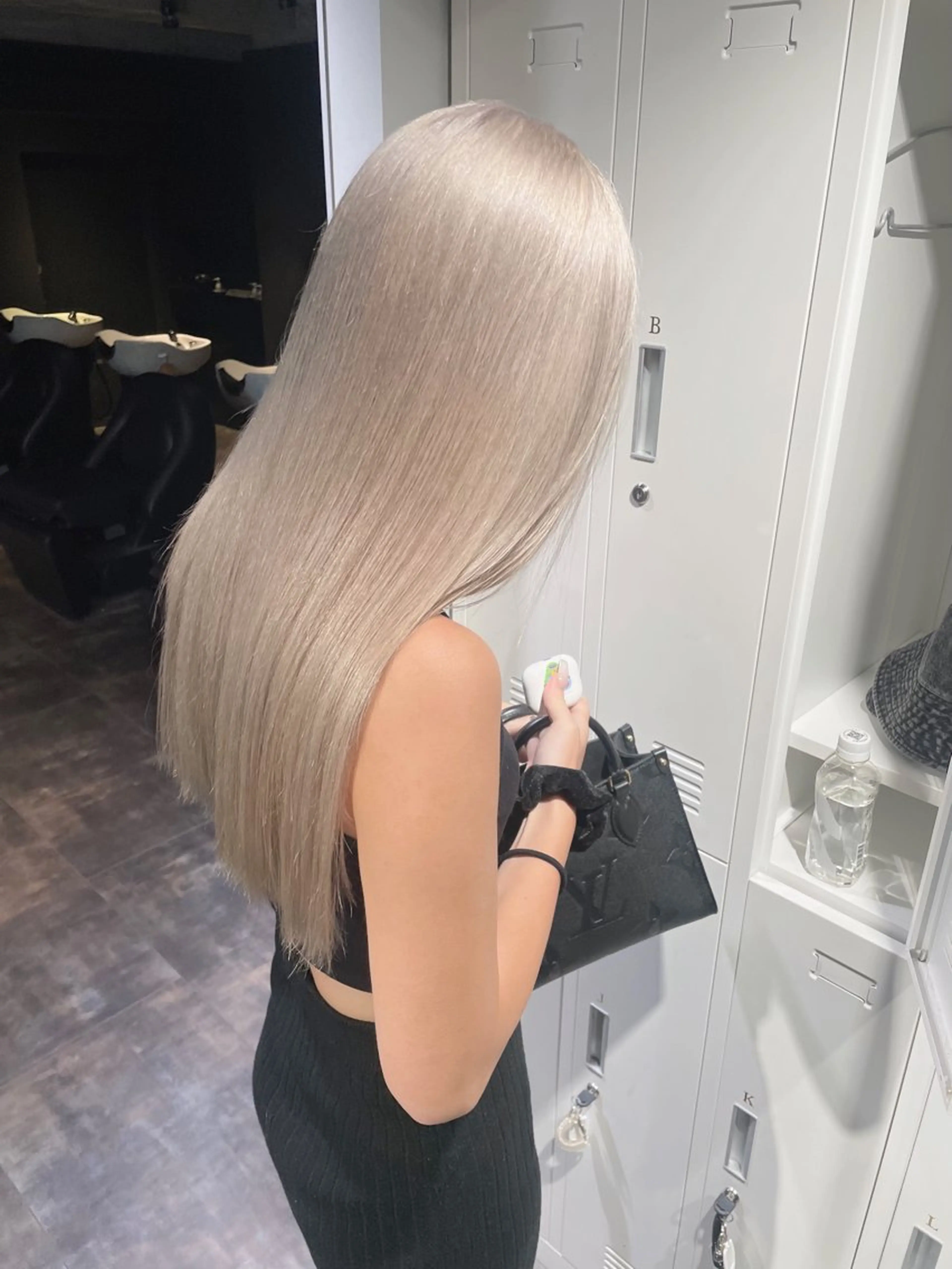 ロング カラー ブリーチ ブロンド ハイトーンカラー ヘアカラー 心斎橋/ブリーチ minamiのヘアスタイル