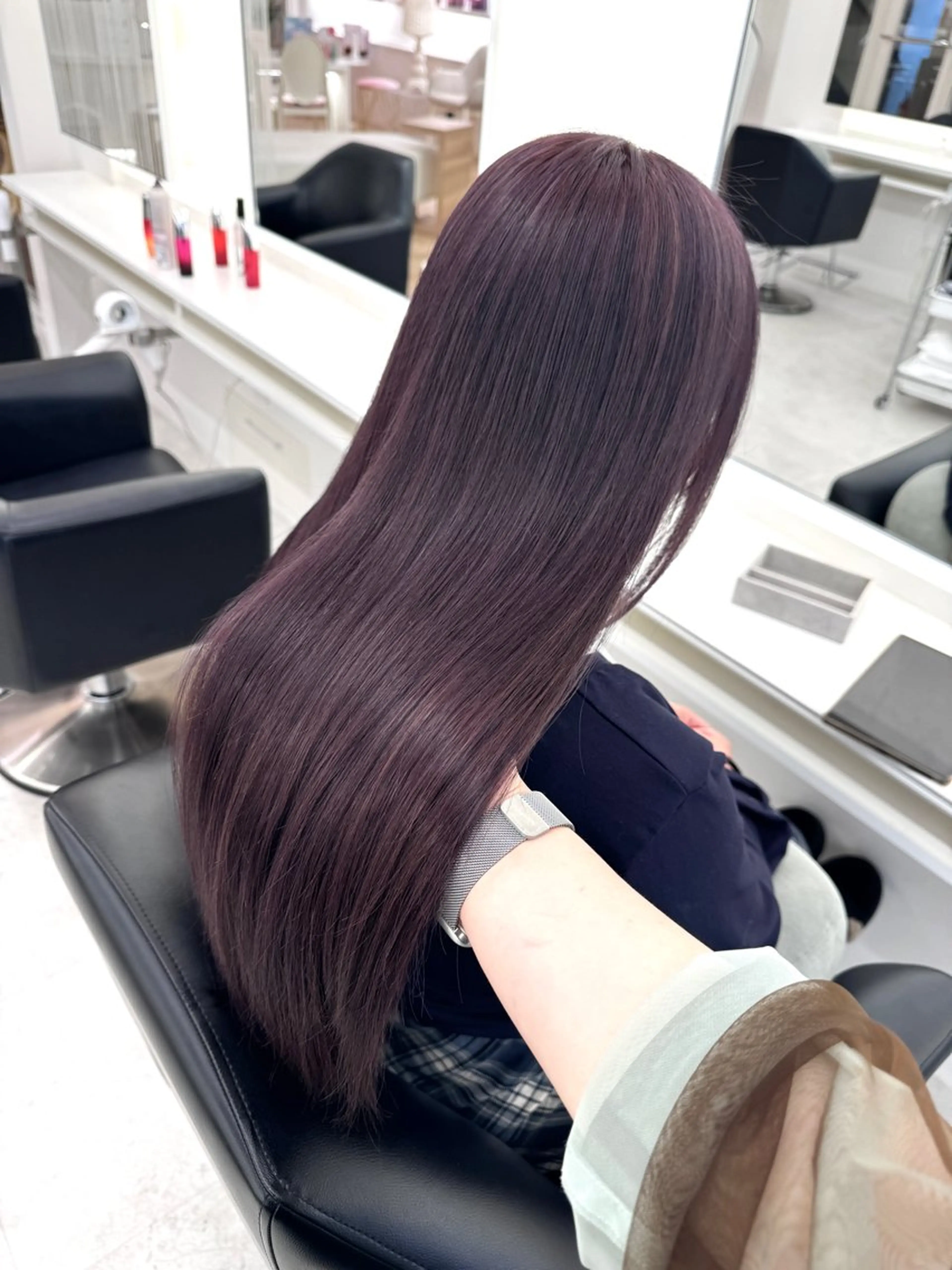 ロング カラー カット ヘアカラー ♡ParveMix 花房 菜乃♡のヘアスタイル