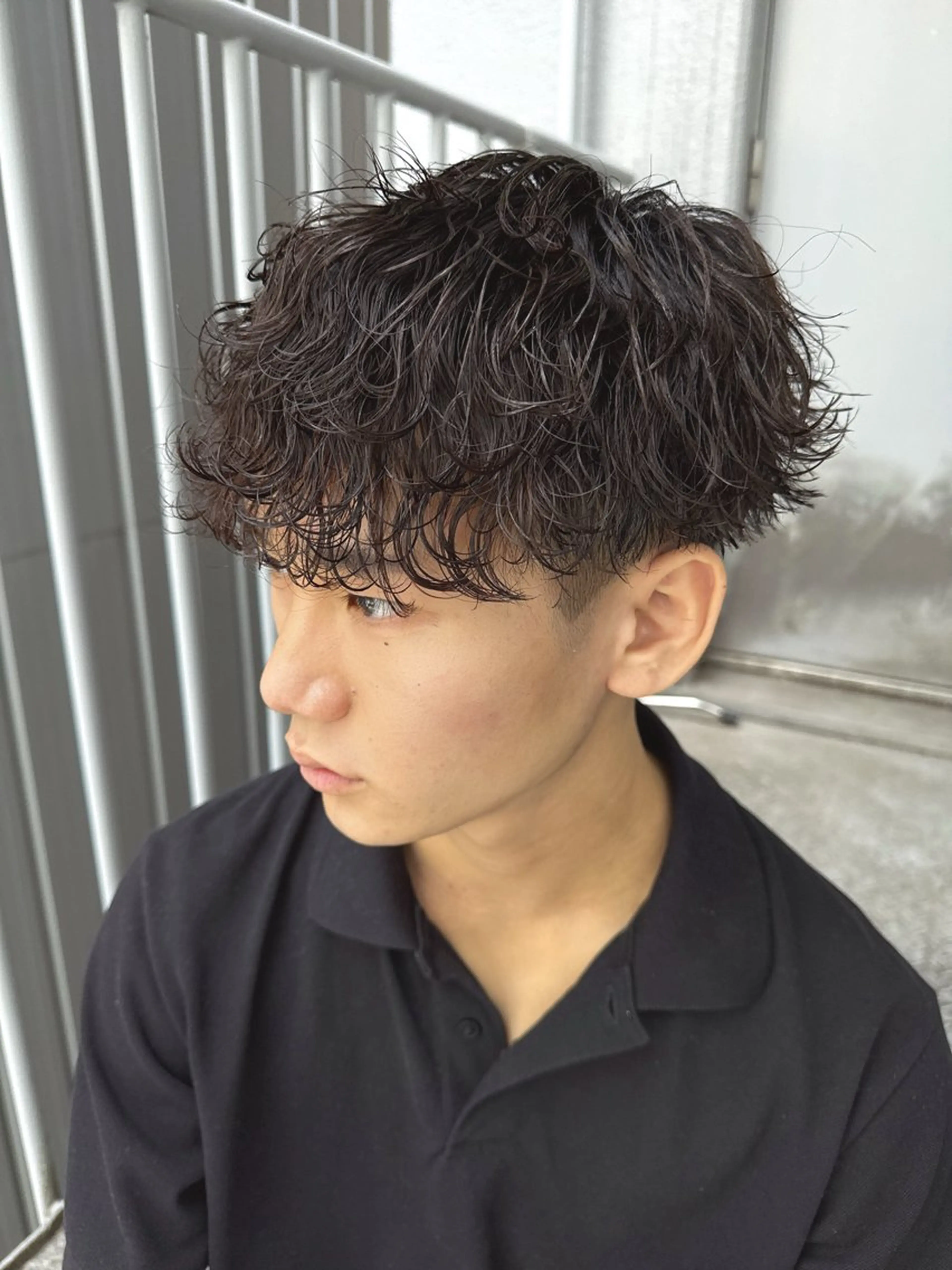 パーマ メンズ メンズパーマ 波巻きパーマ スパイラルパーマ カット パーマ LICO HAIR＆RELAXATION 名駅店所属・メンズ特化美容師/ パーマ/波巻き/陸翔のヘアスタイル