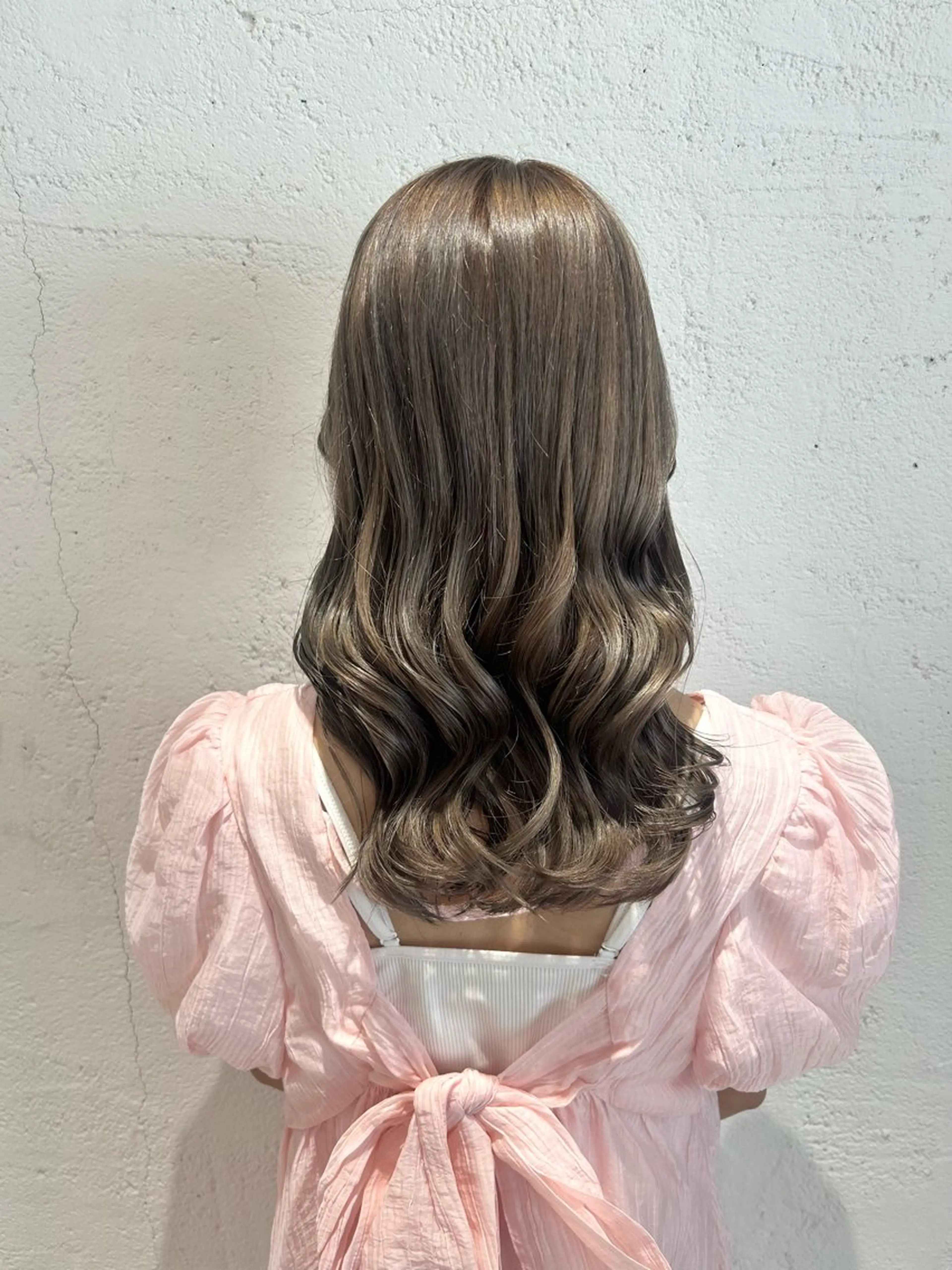 カラー ヘアカラー ♛︎ きっか ♛︎ ヘアアレンジ🩵のヘアスタイル