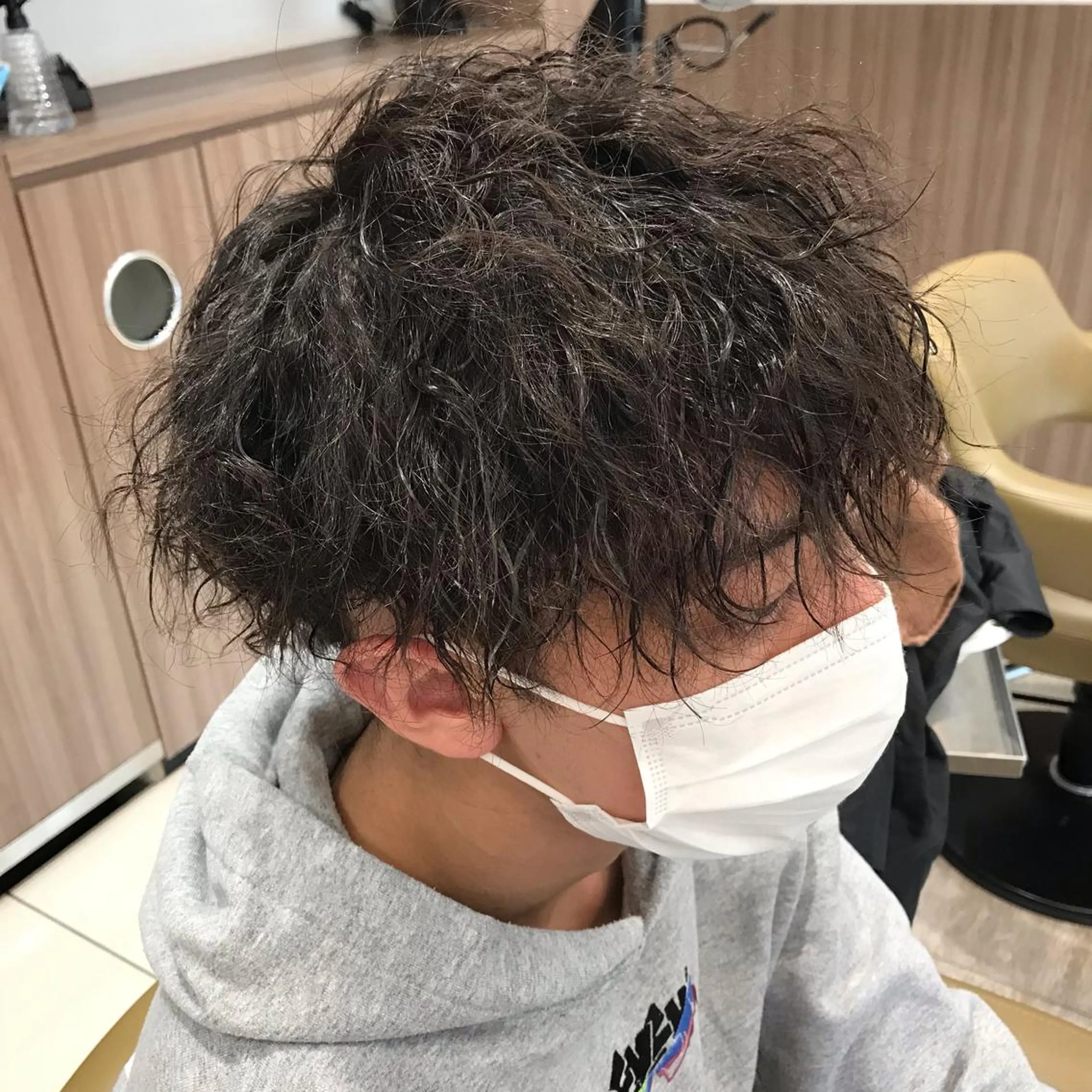パーマ メンズ カット パーマ RAY+beauty 安藤優樹のヘアスタイル