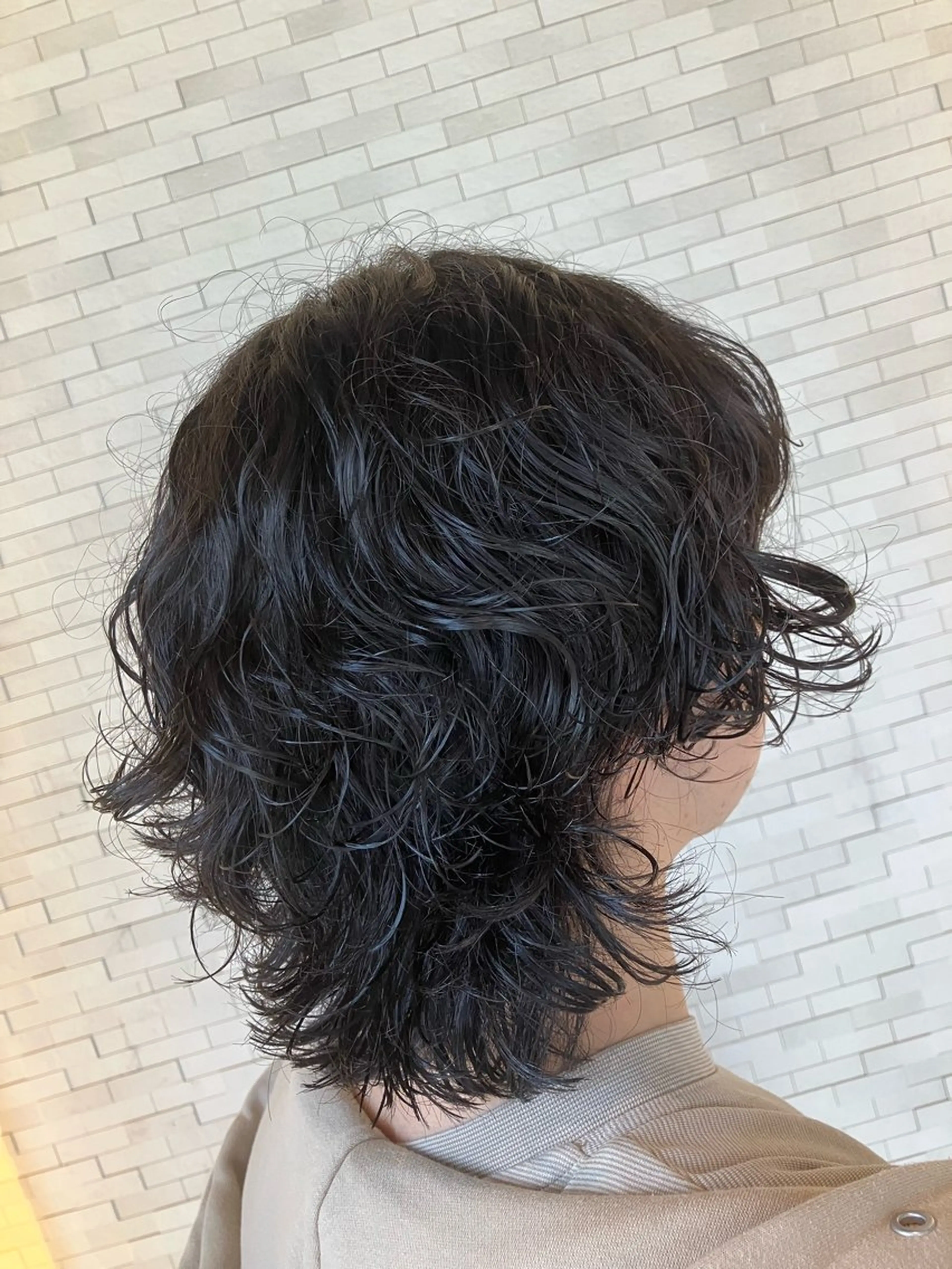 ミディアム パーマ メンズ Men's Salon GRAN 矢巾店所属・佐々木 真吾のヘアスタイル