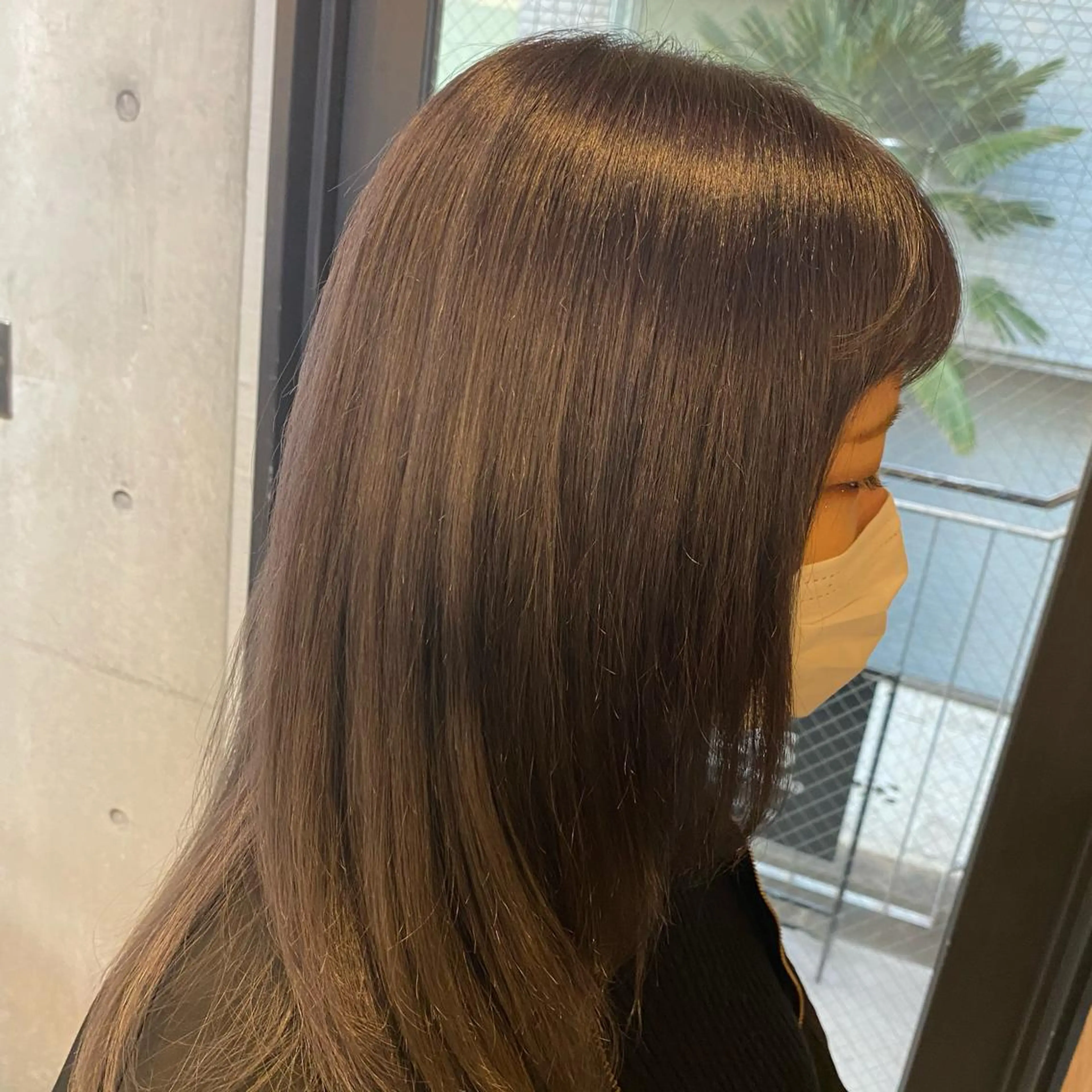 ロング カラー 艶髪ブリーチ 永井竜也のヘアスタイル