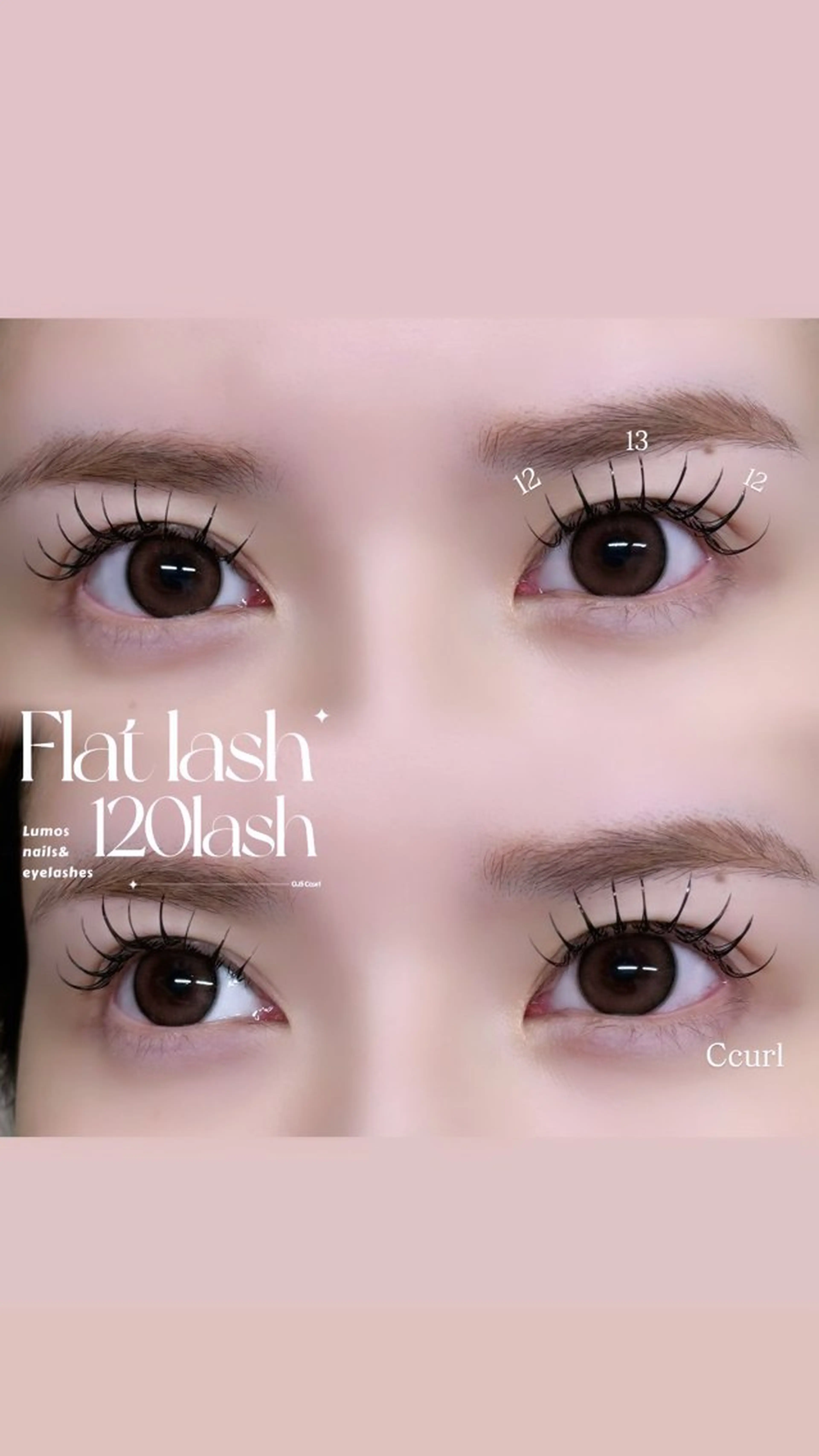 マツエク・マツパ Lumos sakura🎀🔗のマツエク・マツパデザイン