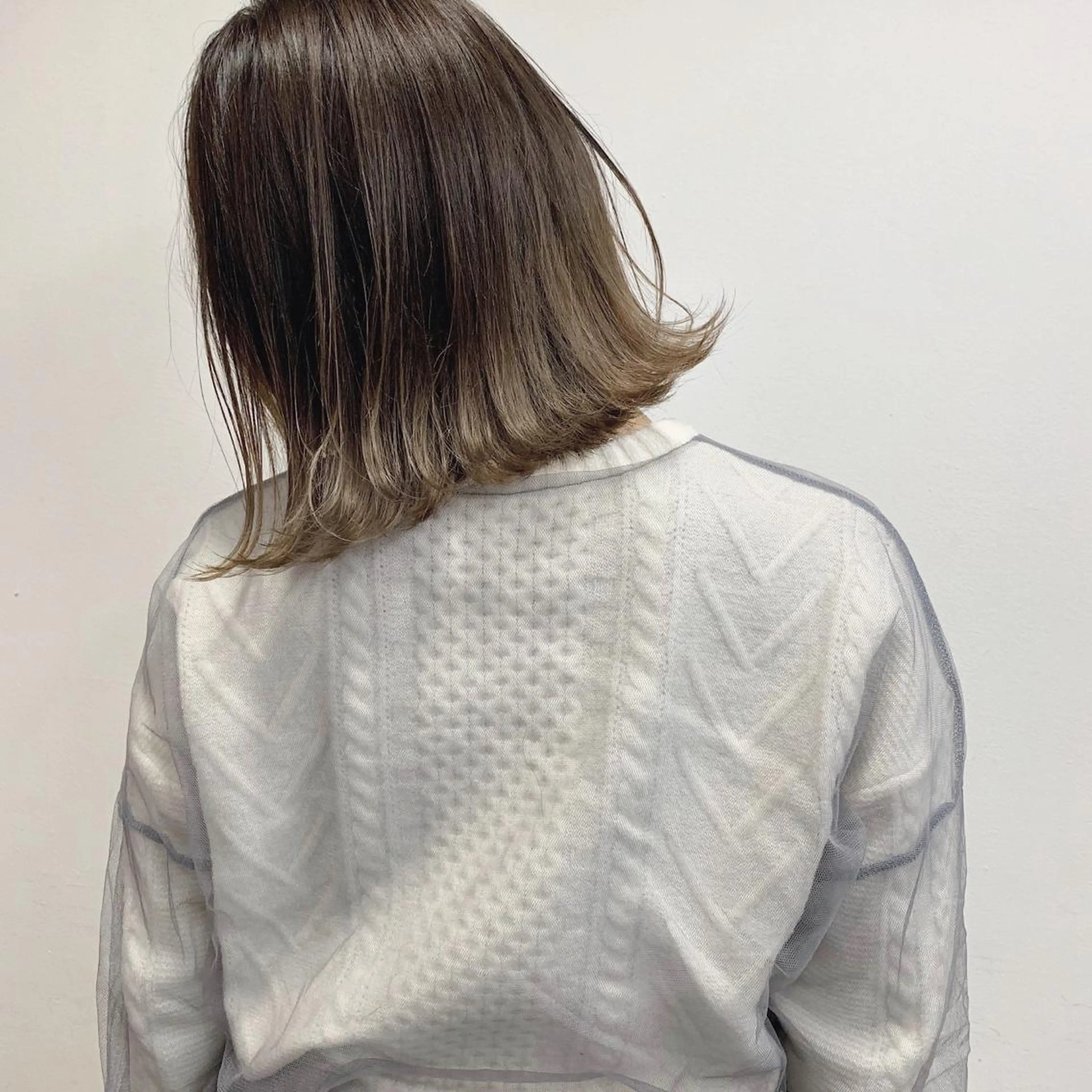 ミディアム カラー グラデーションカラー ヘアカラー トリートメント ハイトーンこそキレイ に◎佐藤雄太のヘアスタイル