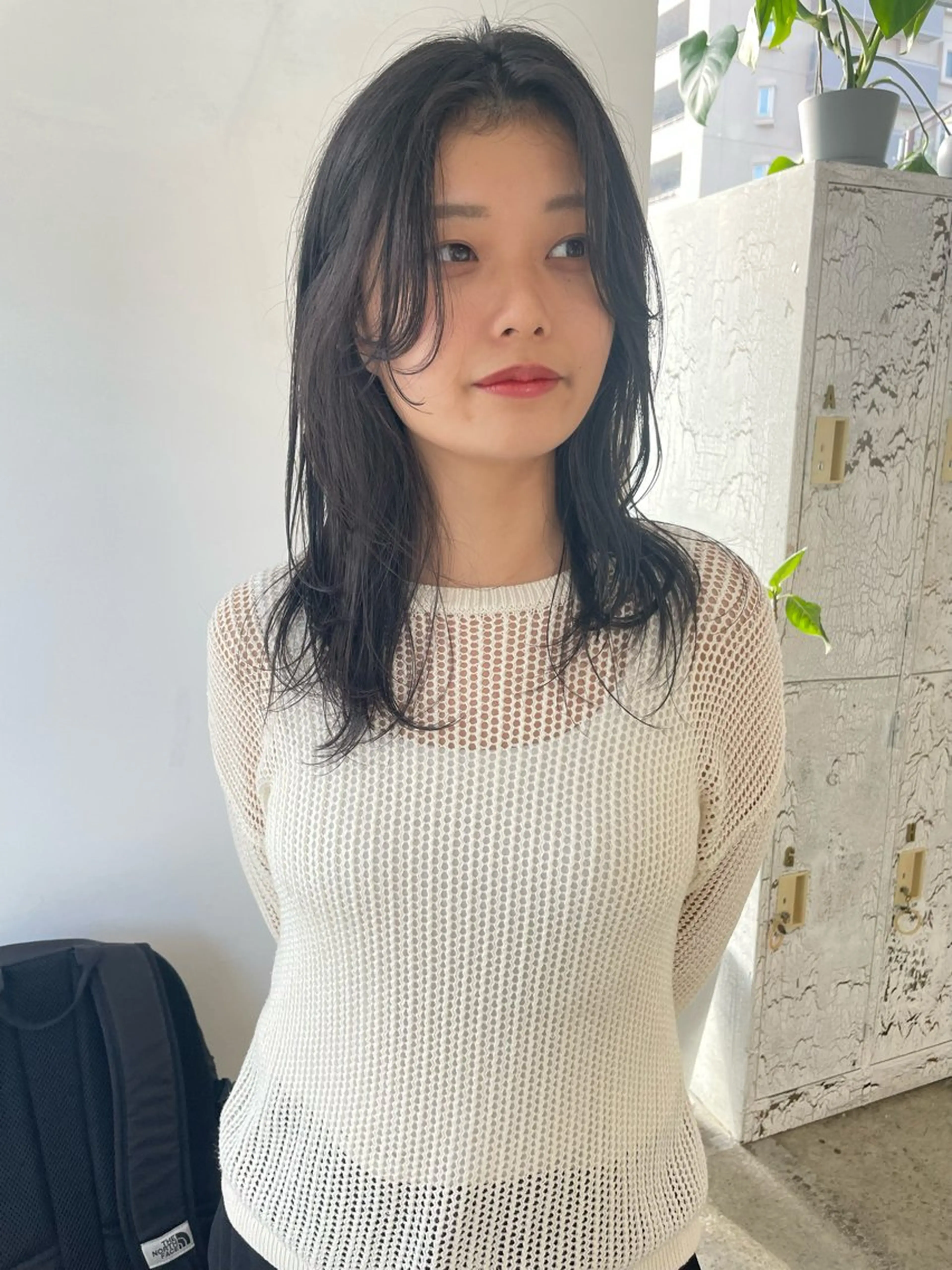 ミディアム レイヤーカット 熊崎 葵のヘアスタイル