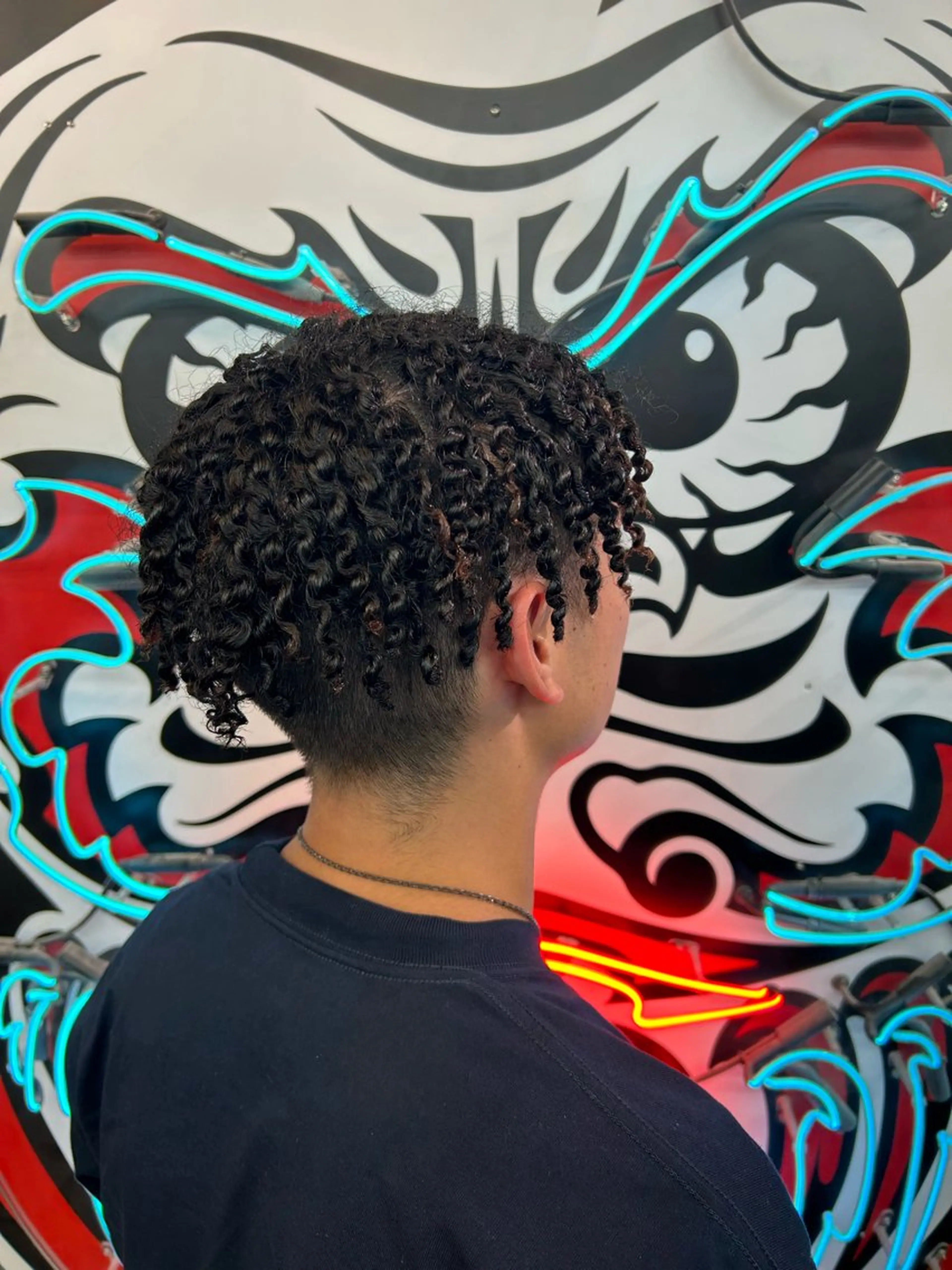 ショート パーマ ヘアアレンジ メンズ メンズパーマ 藤田 希羅のヘアスタイル