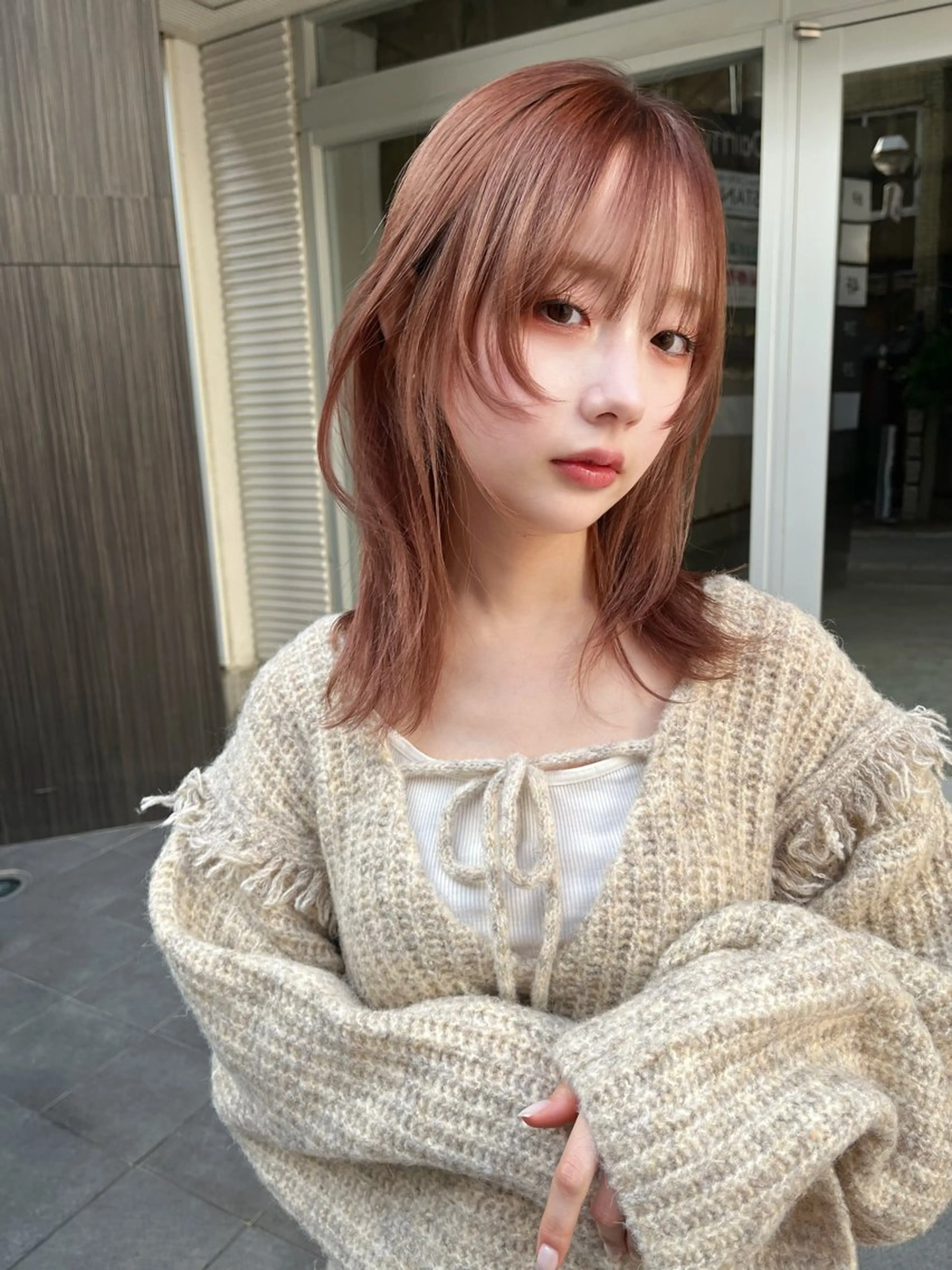 ミディアム レイヤーカット カット ヘアカラー kchiara所属・yura /レイヤーカットのヘアスタイル