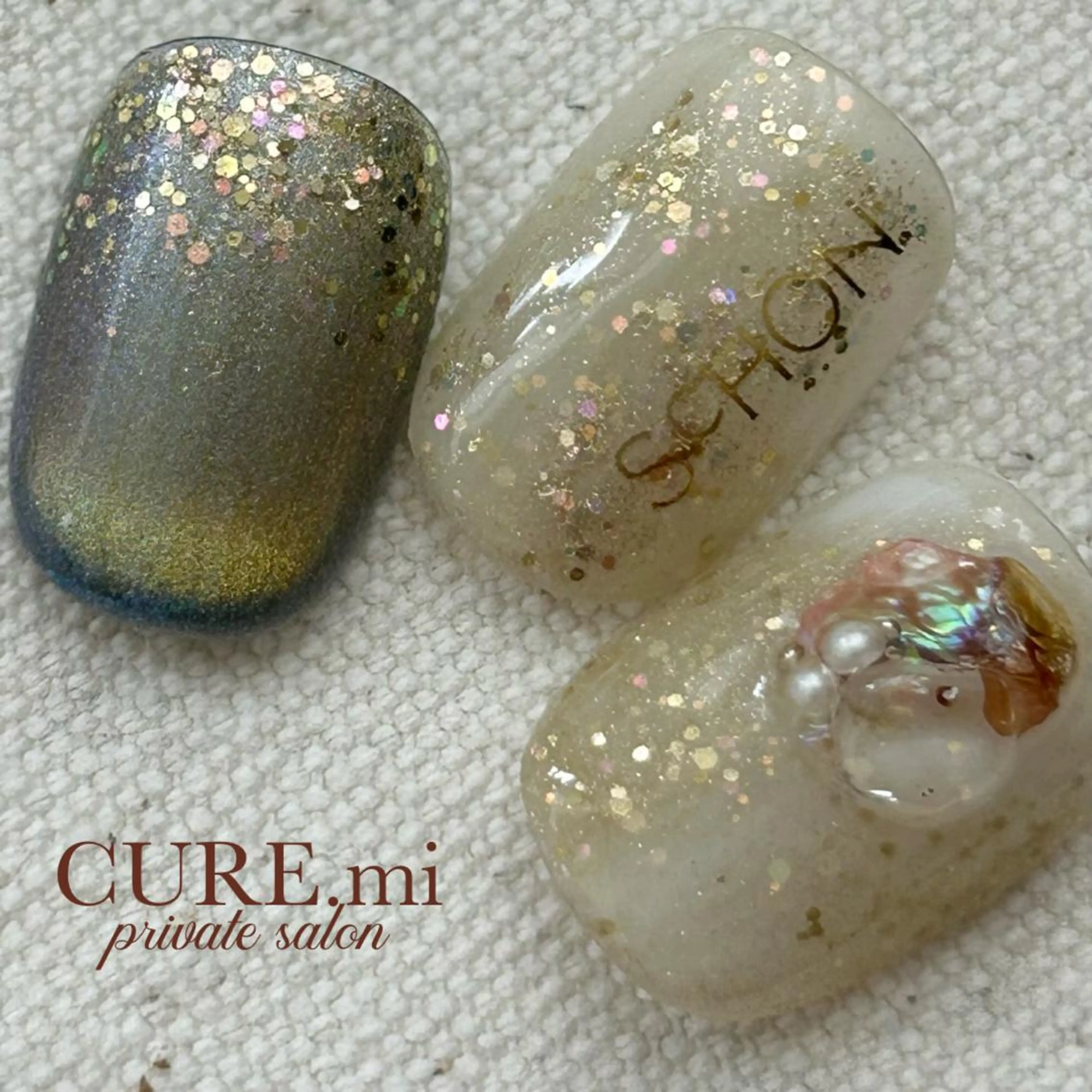 ネイル マグネットネイル ニュアンスネイル ハンドネイル ハンドケア CURE.mi所属・伊藤 美香のネイルデザイン