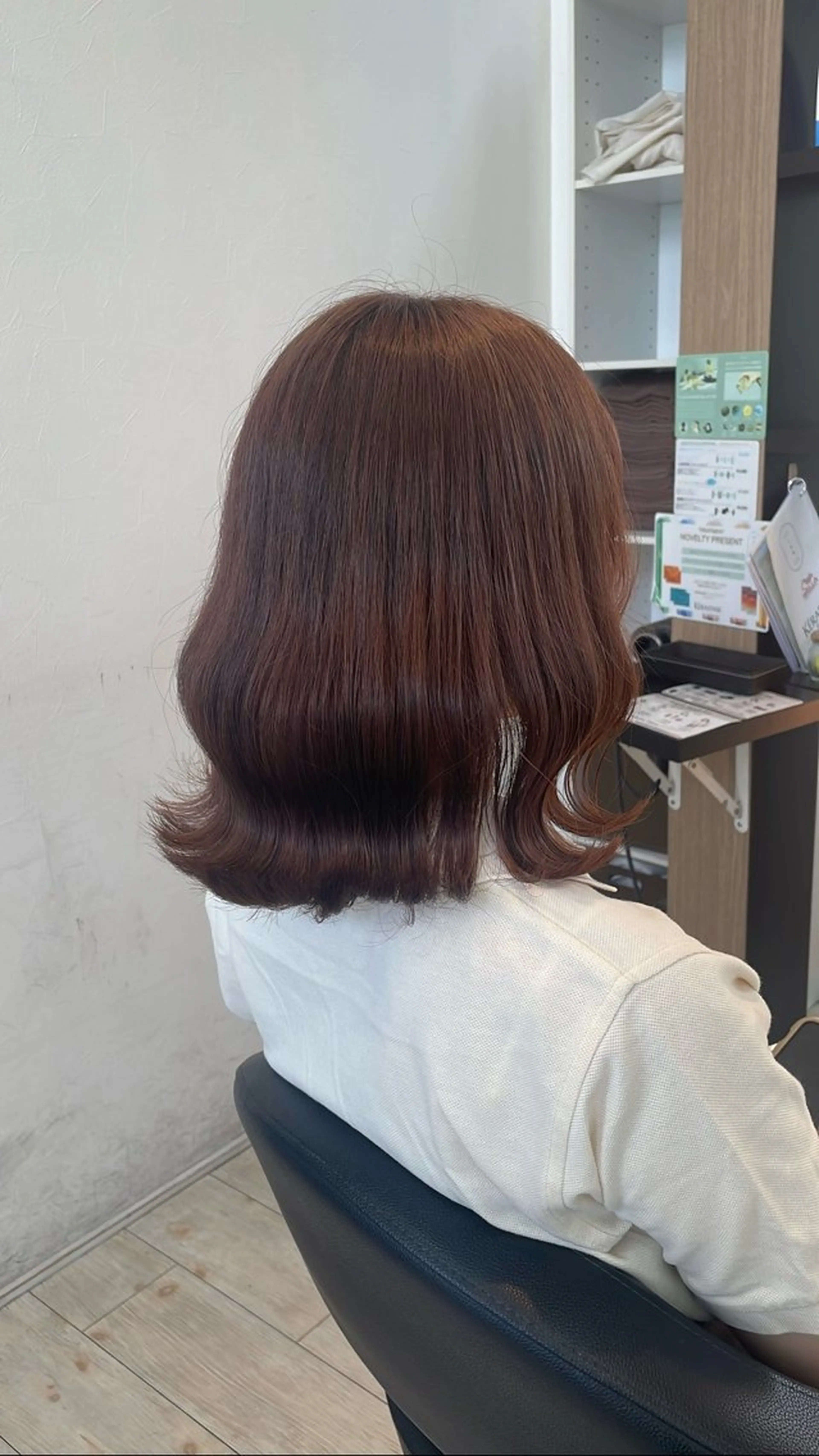 ショート カラー ブラウンカラー ピンクカラー カット ヘアカラー トリートメント ブリーチ/髪質改善/ 透明感カラー/暖色のヘアスタイル