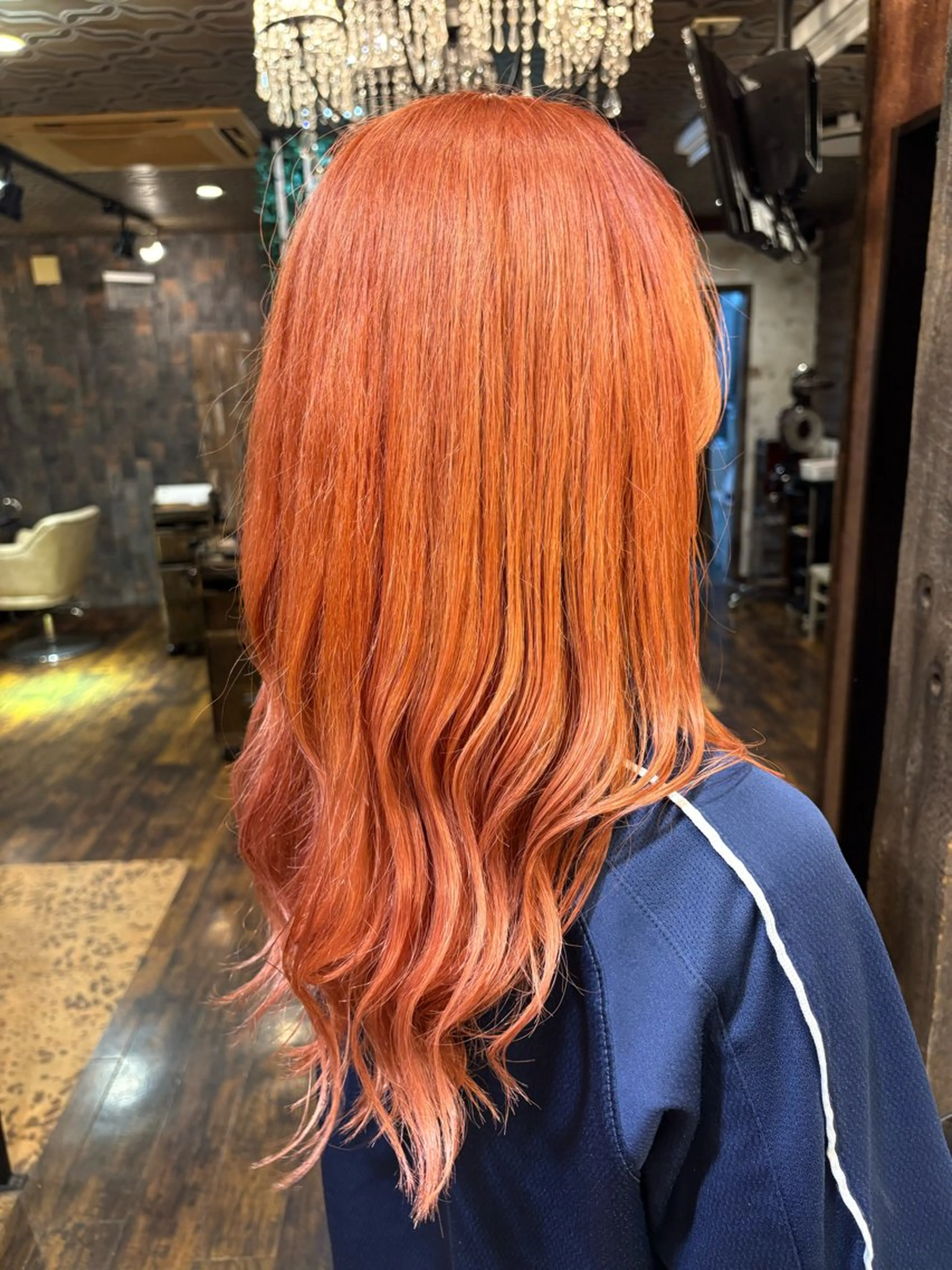 ロング ヘアカラー Calbari 鎌田美歩のヘアスタイル