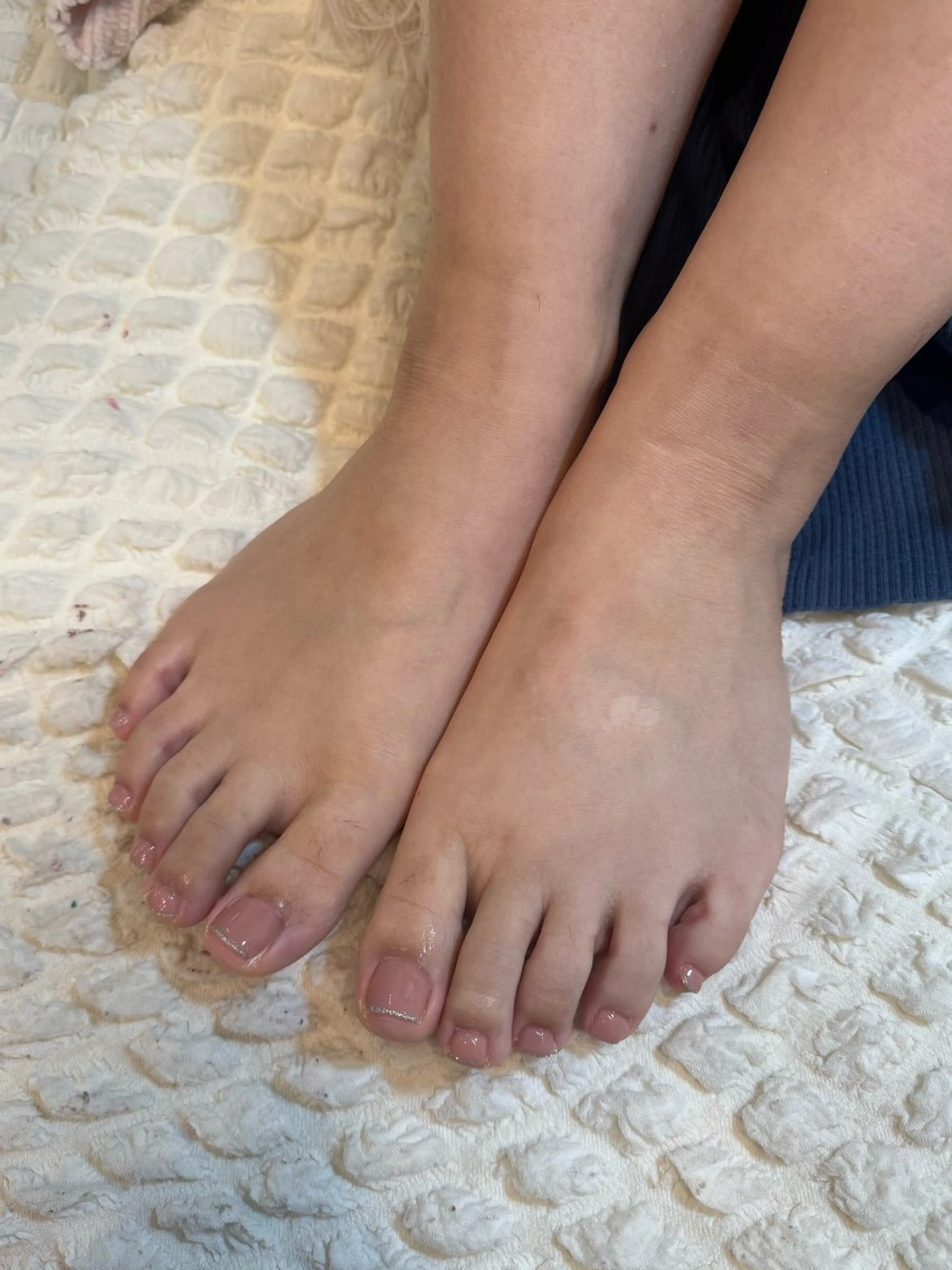 ネイル フットネイル ラメ(グリッター) Lucy's Eyelash & Nail 小倉店所属・mayu .のネイルデザイン