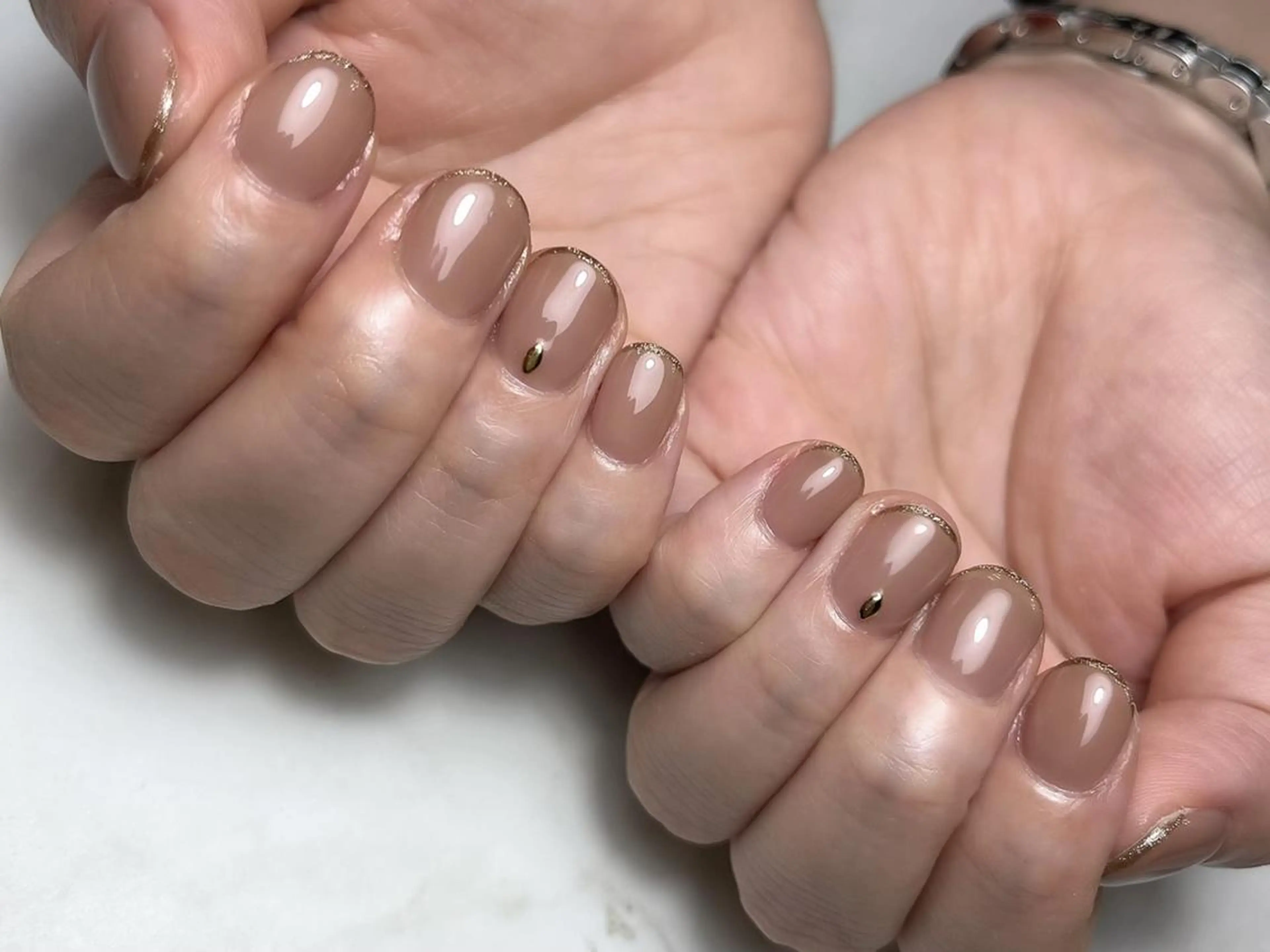 ネイル アートネイル シンプルネイル Ellie Nail Honamiのネイルデザイン