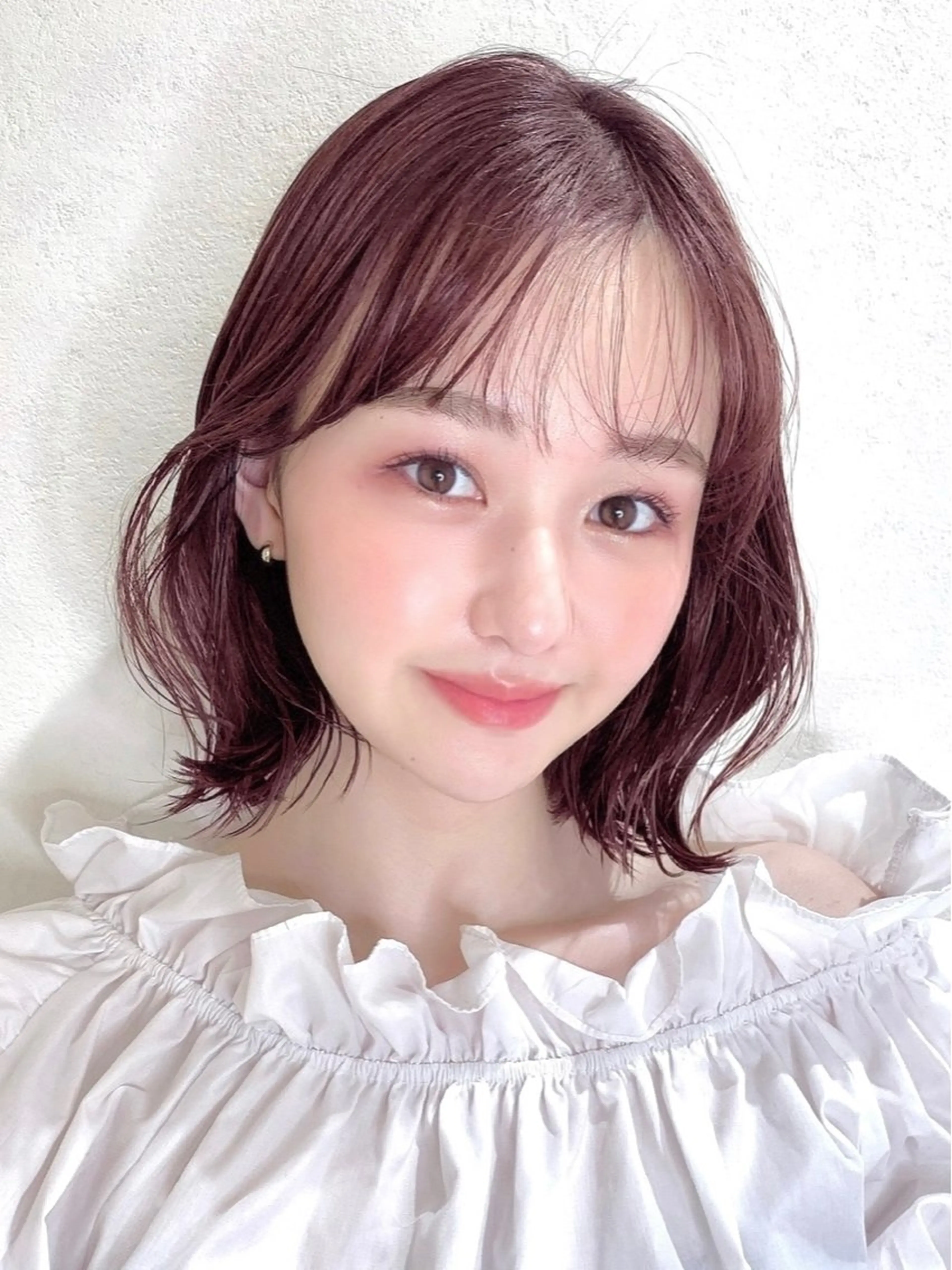 ショート カラー JYUNESU表参道所属・透明感カラー🎀 似合わせYURIAのヘアスタイル