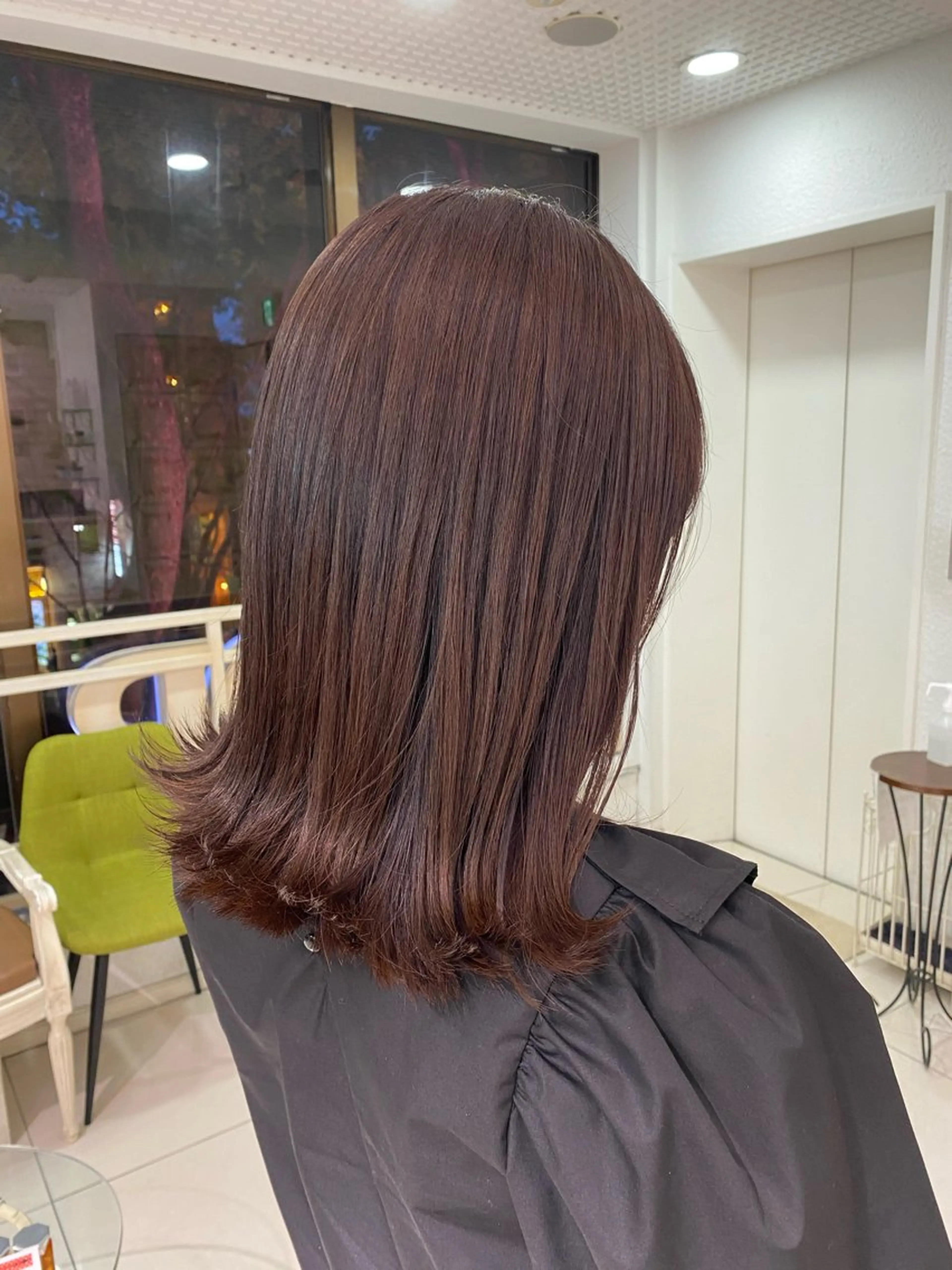 ミディアム ミディアムパーマ 🩶透明感カラー/ うる艶/nanakoのヘアスタイル