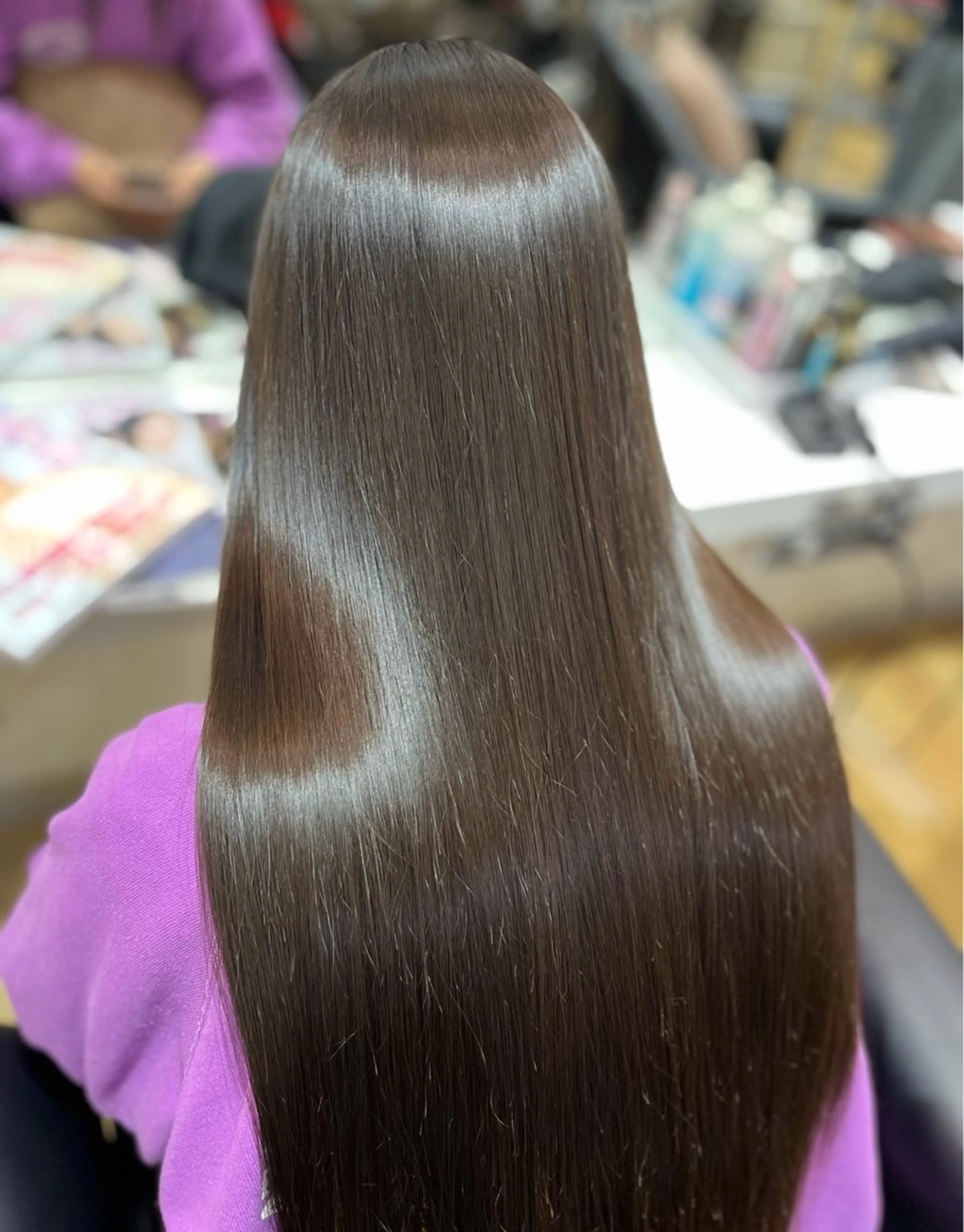 ロング カット 縮毛矯正 ピカイチ天神× M.SLASH所属・ピカイチ天神 西田省吾のヘアスタイル