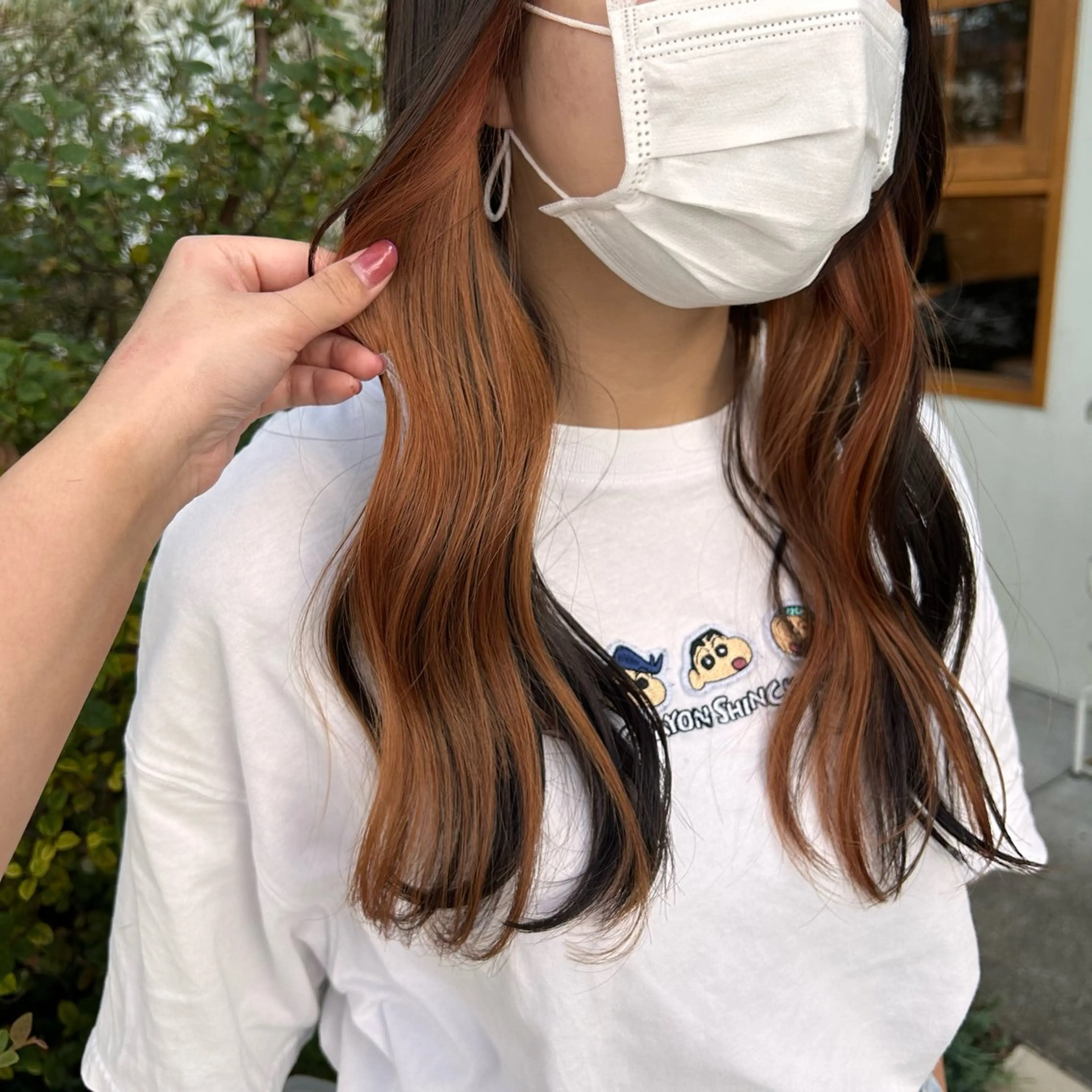 ロング カラー インナーカラー ヘアカラー 山本 知佳のヘアスタイル