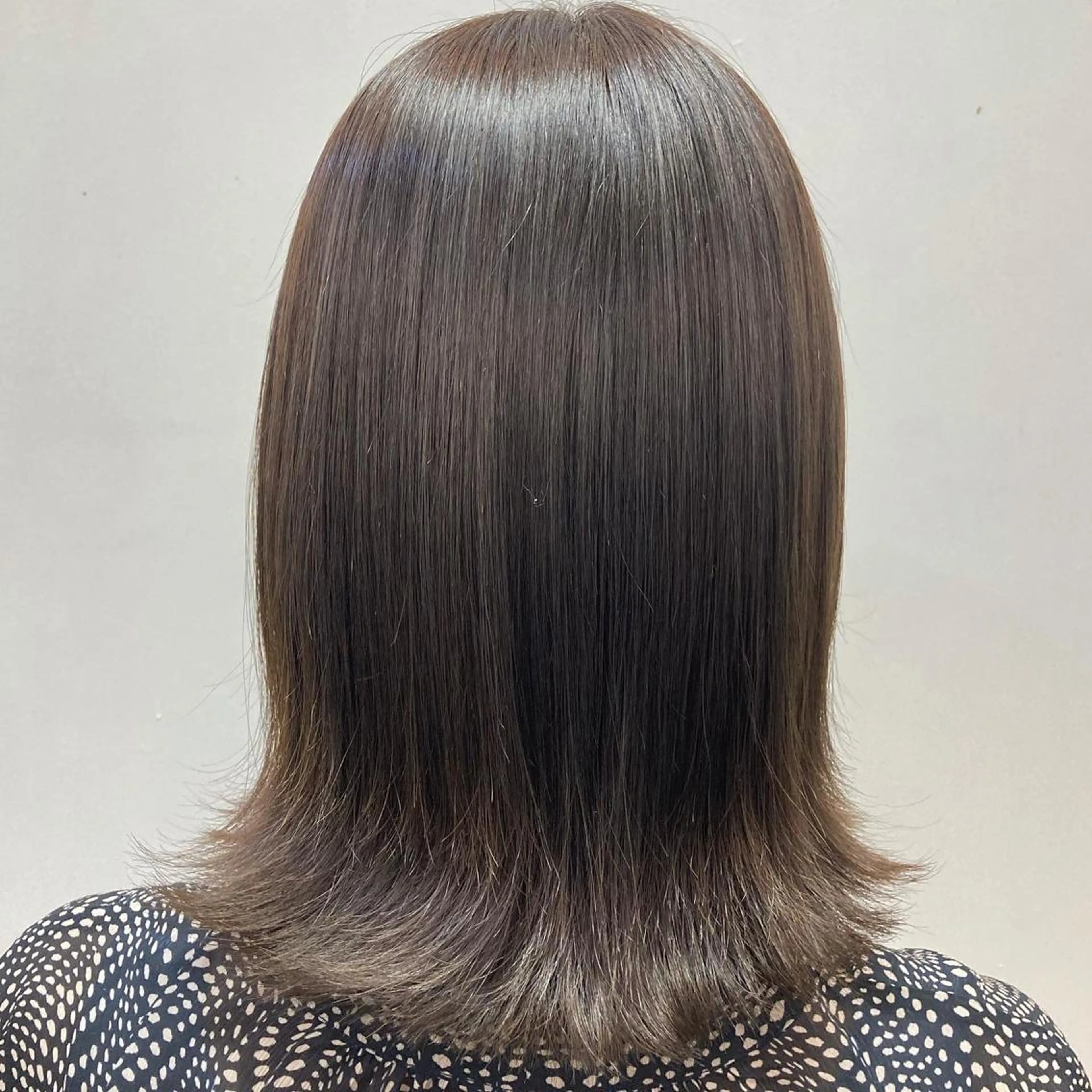 カラー アディクシーカラー グレージュ wawa miu🌷のヘアスタイル