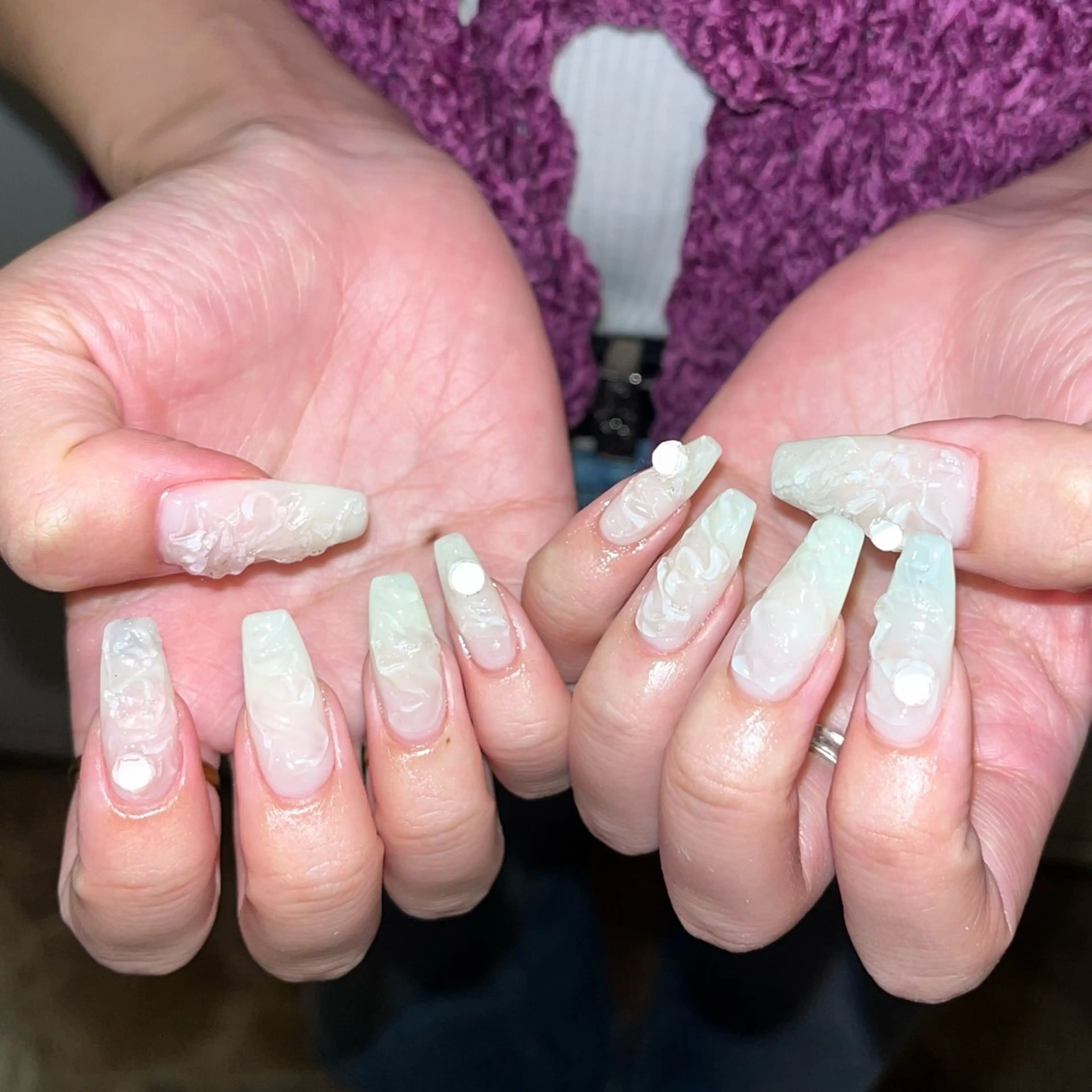 ネイル クリアネイル WOLTOKYO kahoのネイルデザイン