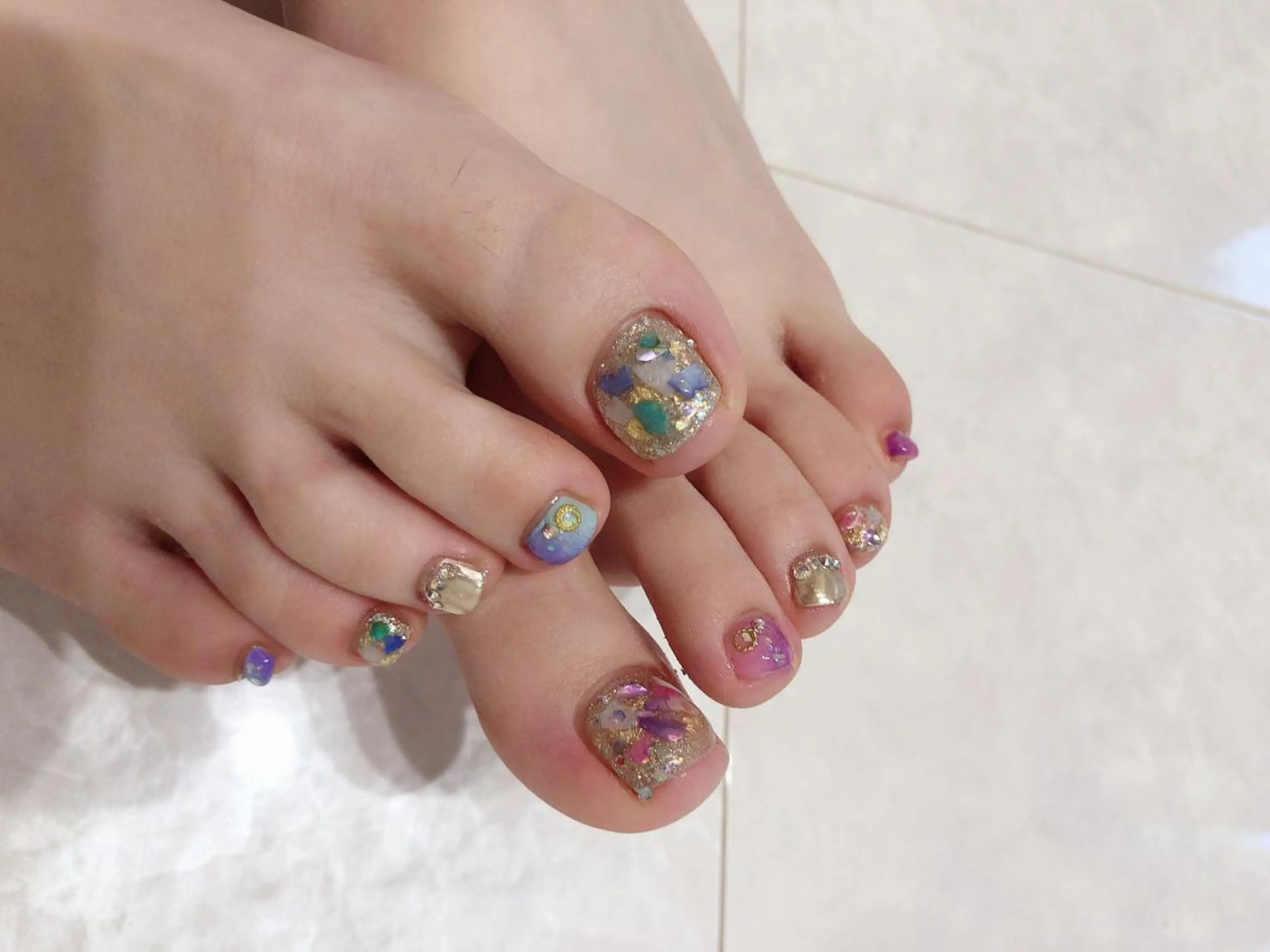 ネイル フットネイル フットネイル * haruのネイルデザイン