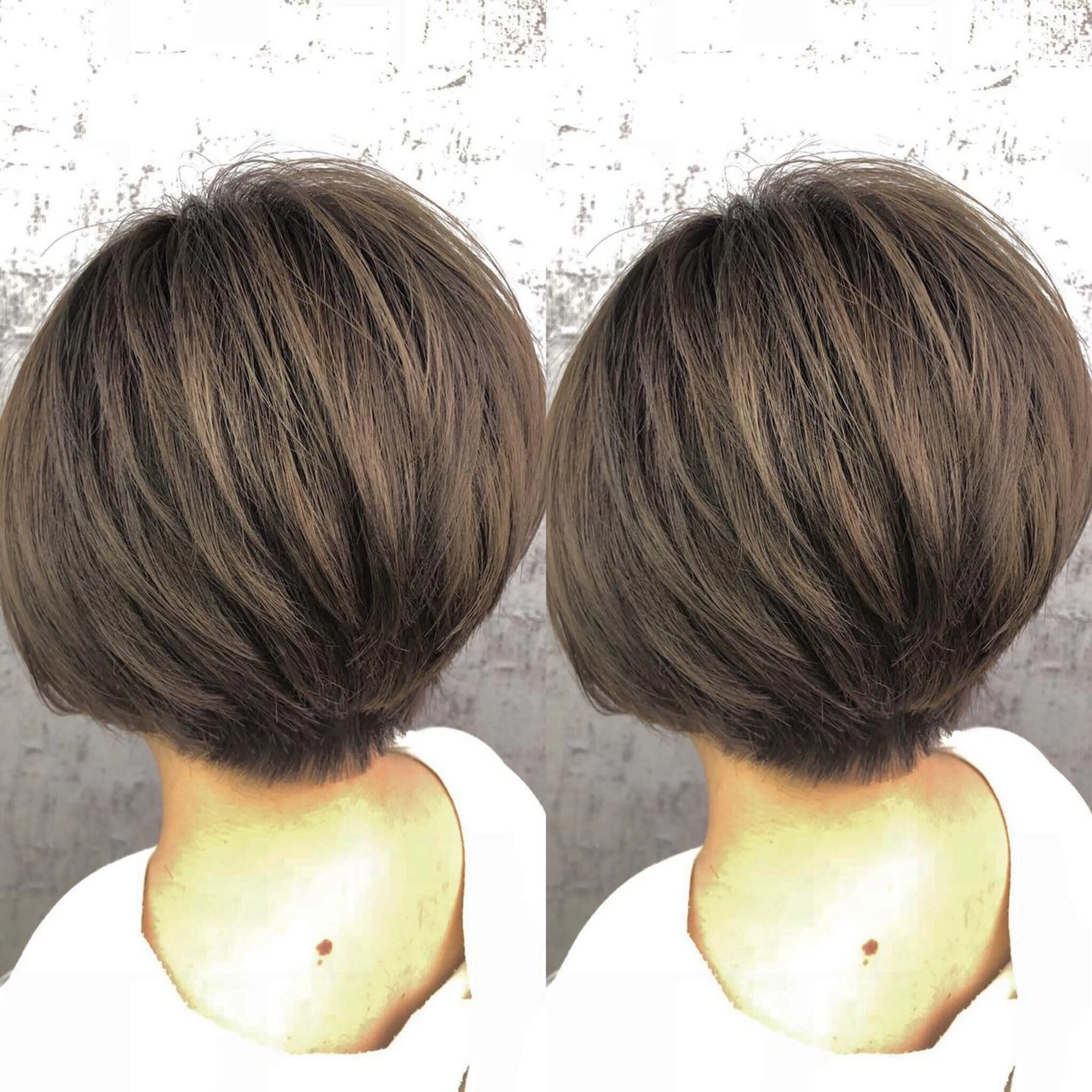 ショート カラー ブリーチ イルミナカラー 透明感カラー✨ツヤ髪 廣畑昌志のヘアスタイル