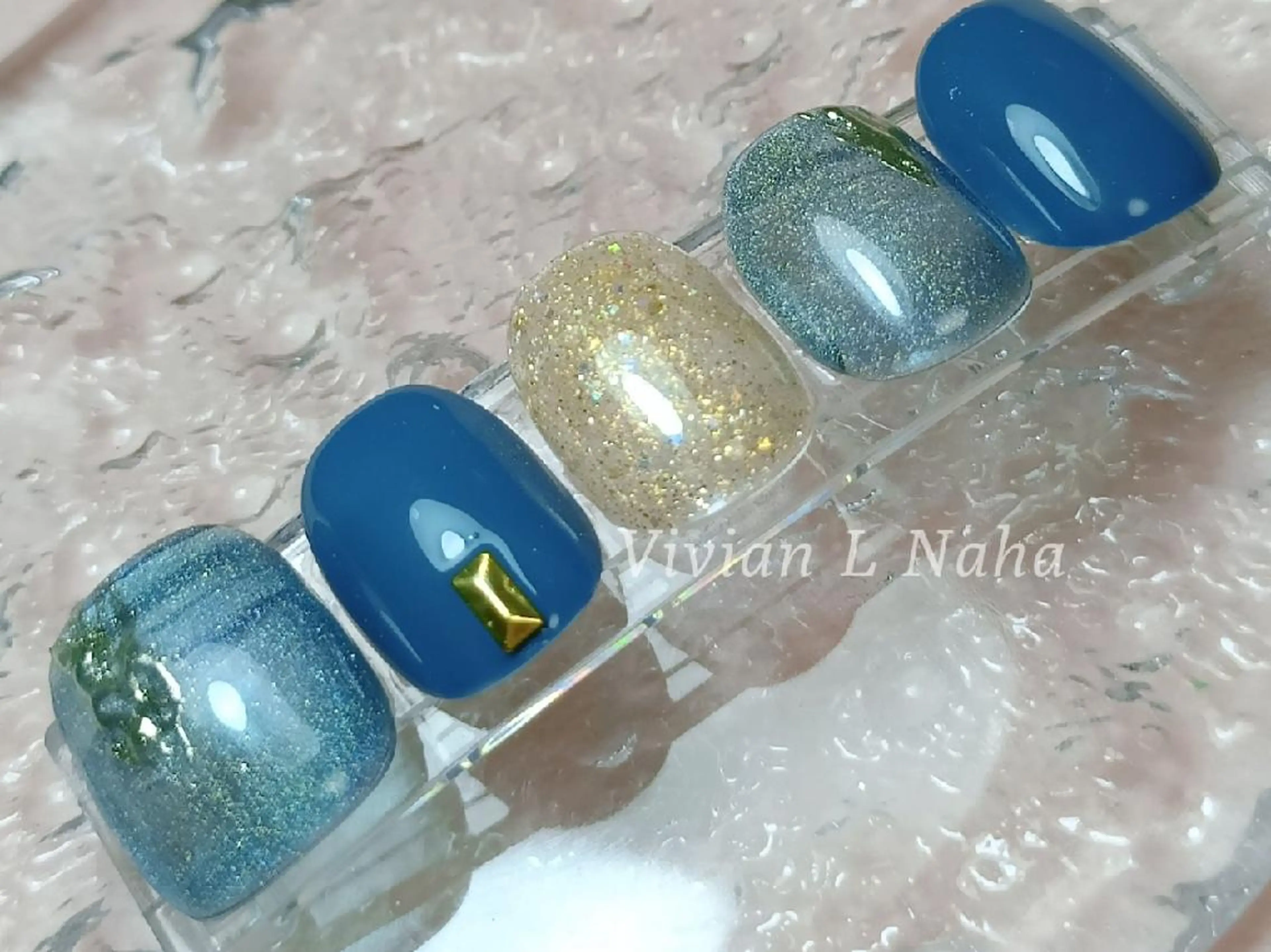 ネイル フットネイル Vivian L NahaCecileのネイルデザイン