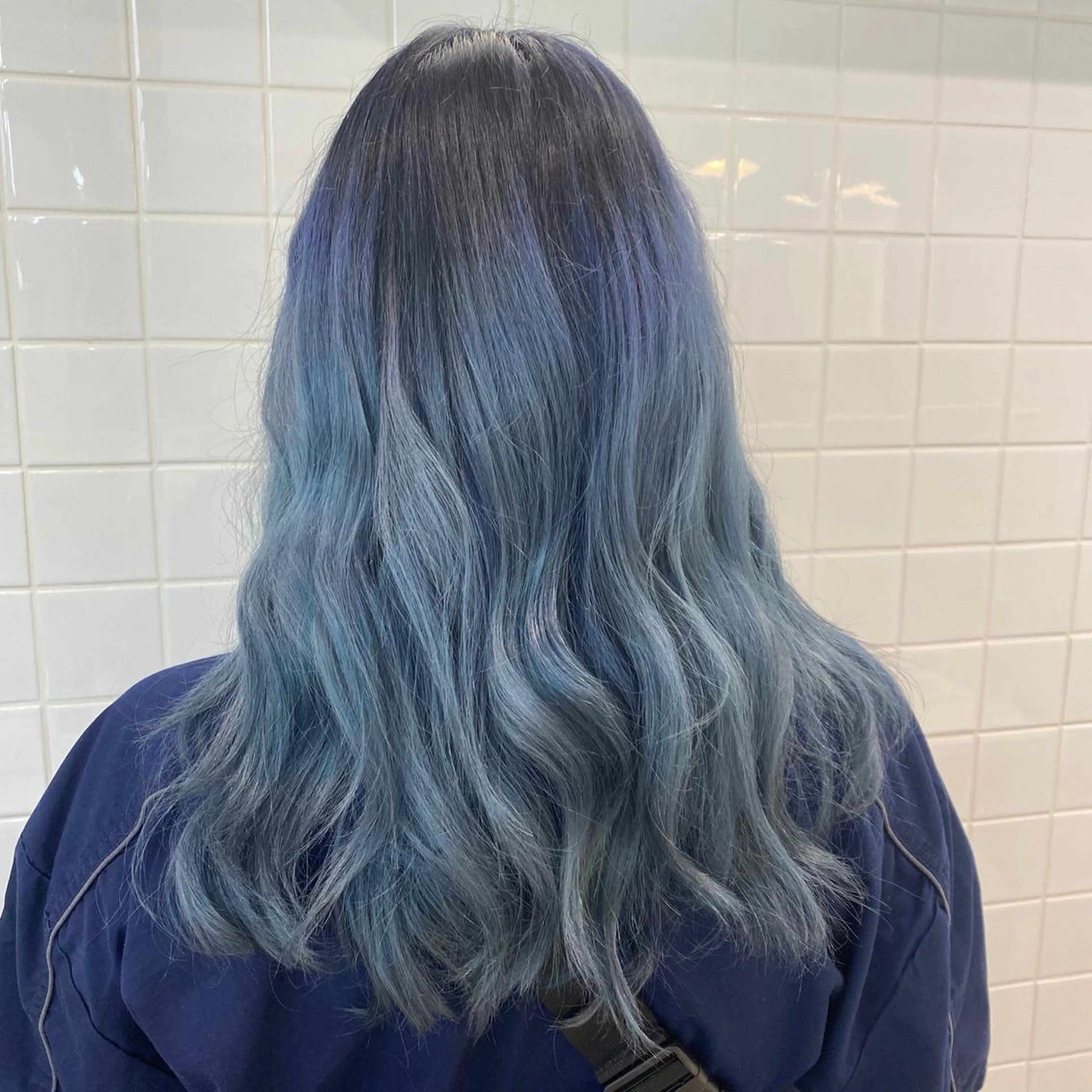 ロング ヘアカラー 🌫️韓国hair kanon🇰🇷のヘアスタイル