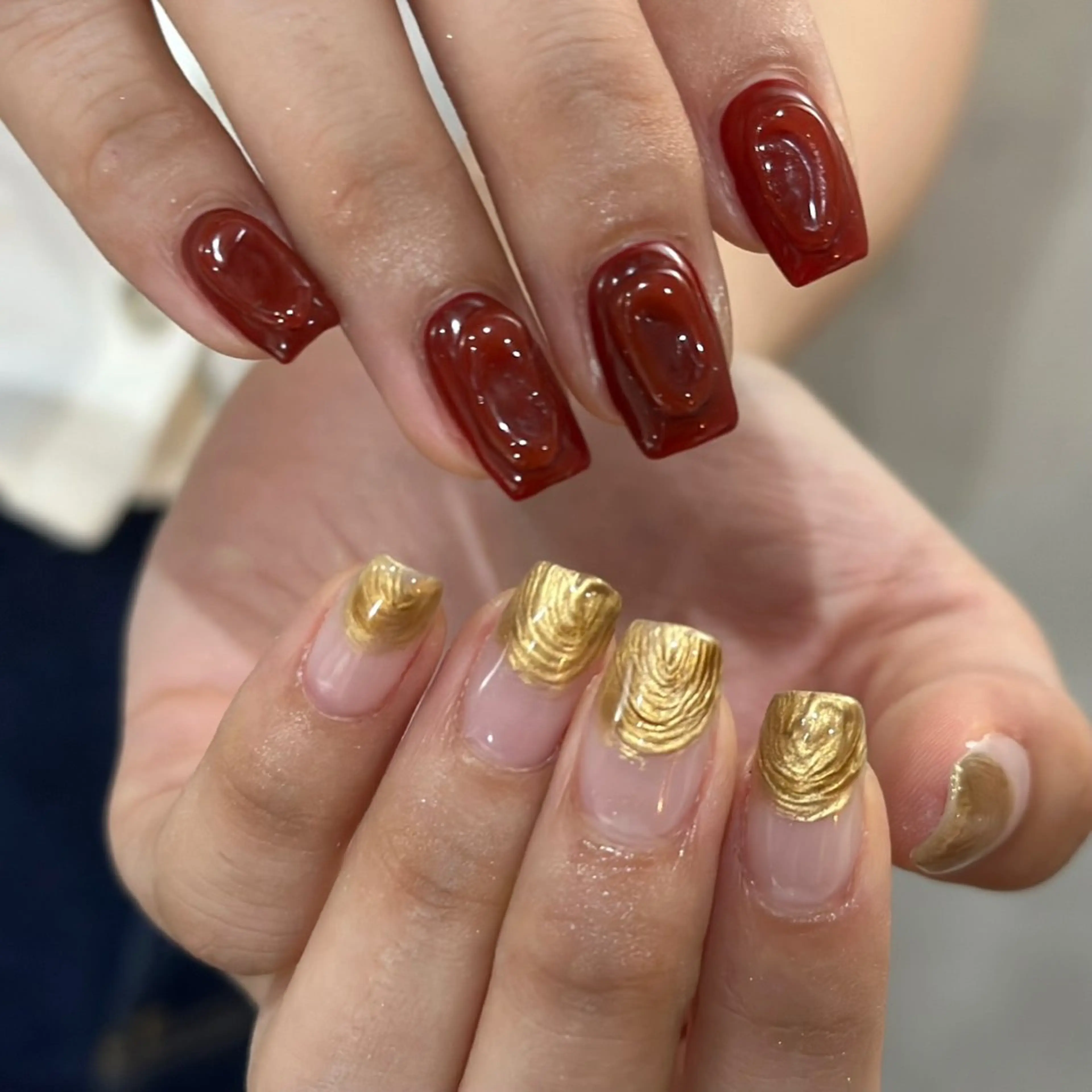 ネイル Yarm As Etel 。のネイルデザイン