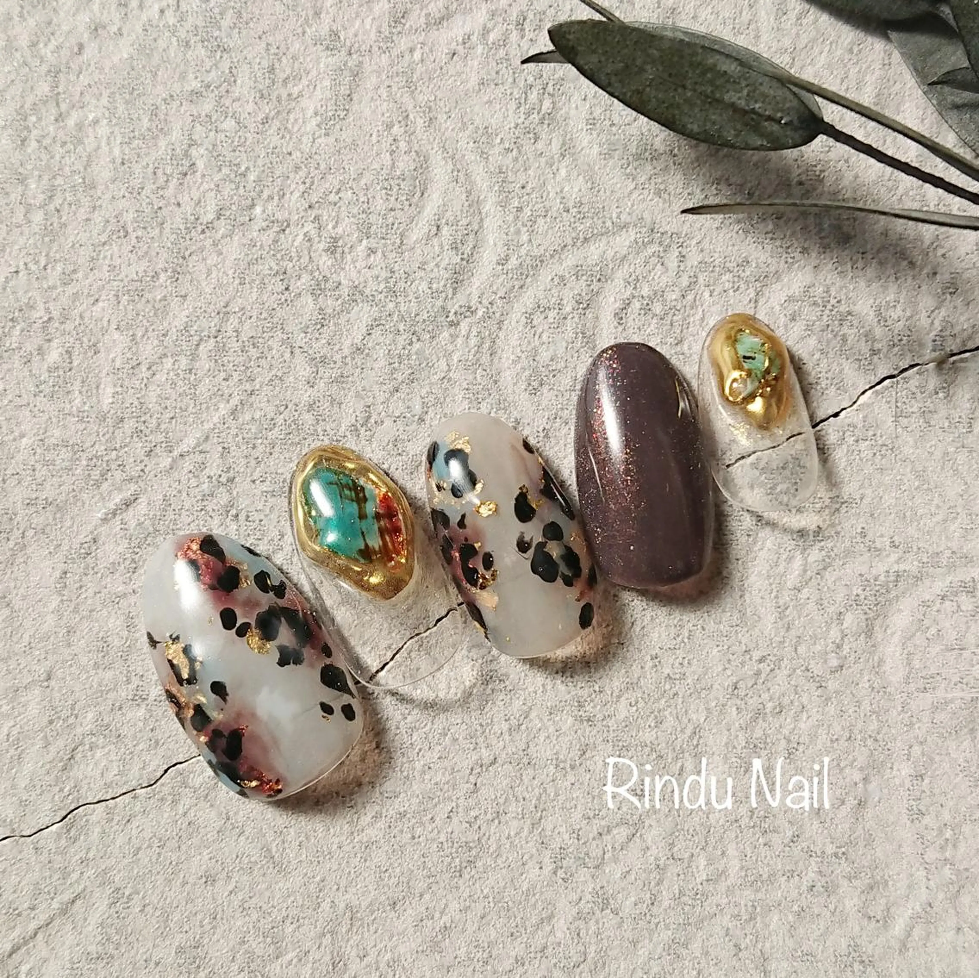 ネイル ニュアンスネイル Rindu Nail 名駅miniのネイルデザイン