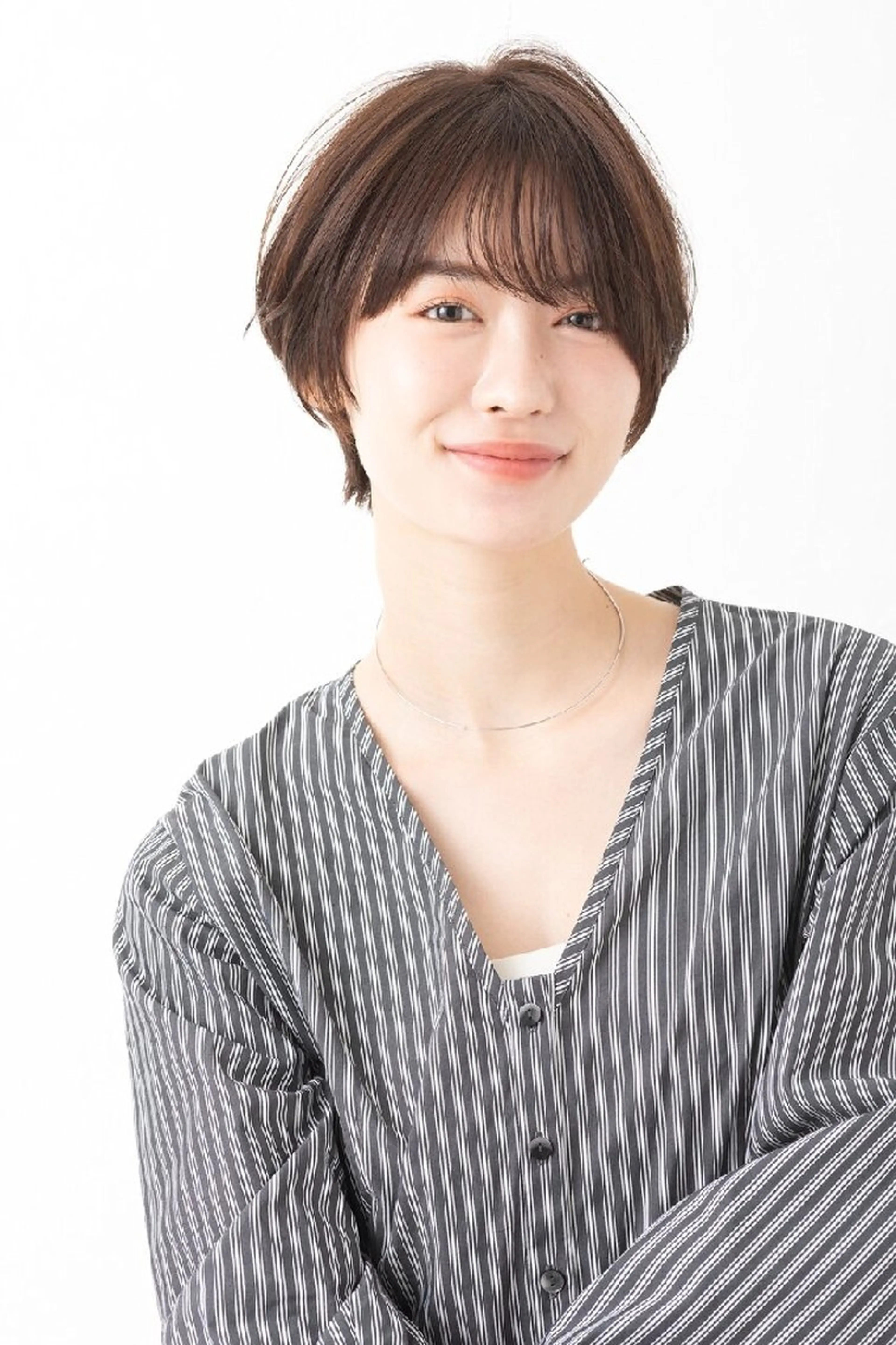 ショート カラー 丸みショート ショートヘア 小顔カット カット ヘアカラー トリートメント 自由が丘×似合わせ ディレクター枦山大将のヘアスタイル