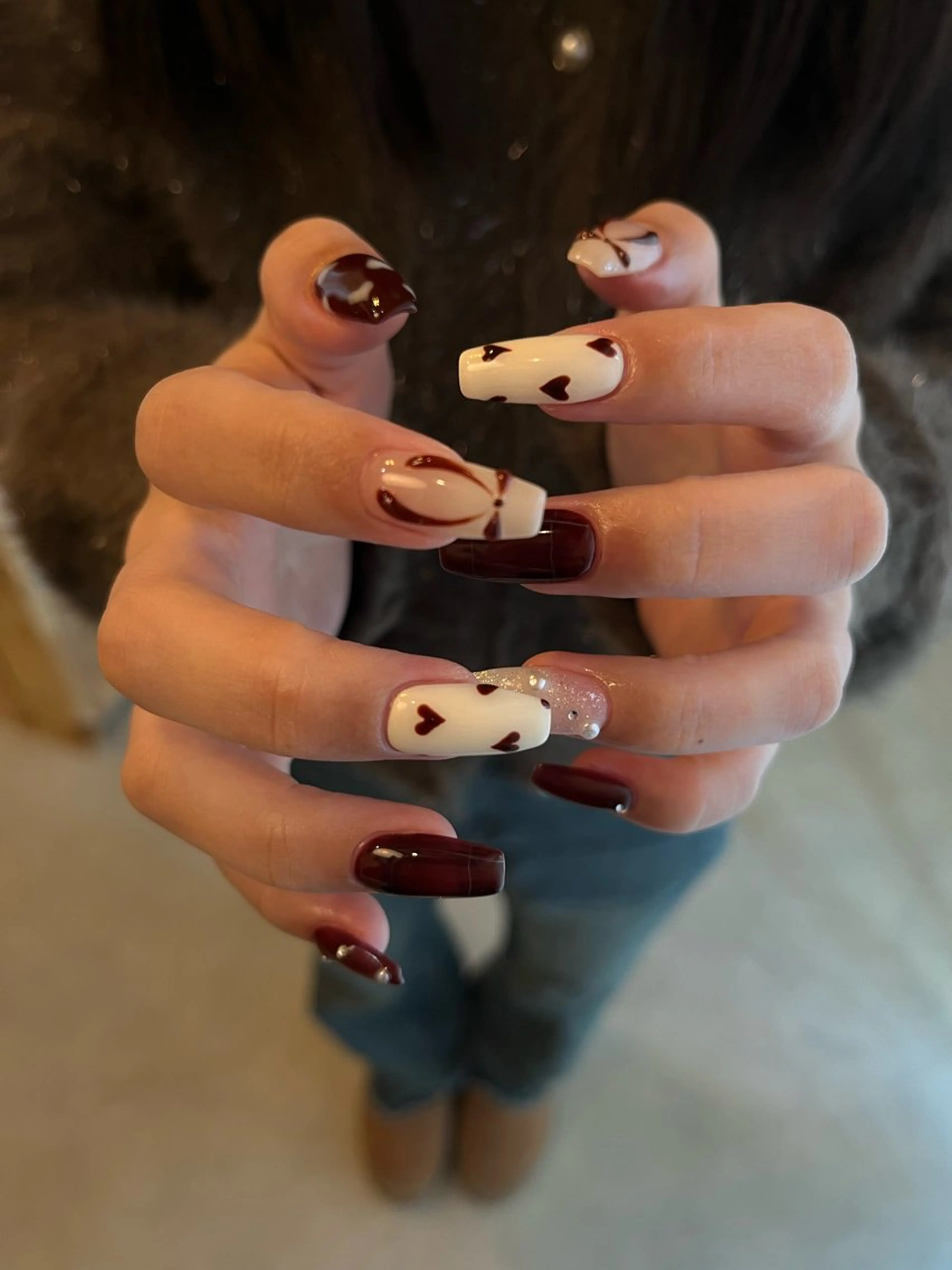 ネイル ハンドネイル aiu  ｱｲﾕｰ ちひろのネイルデザイン