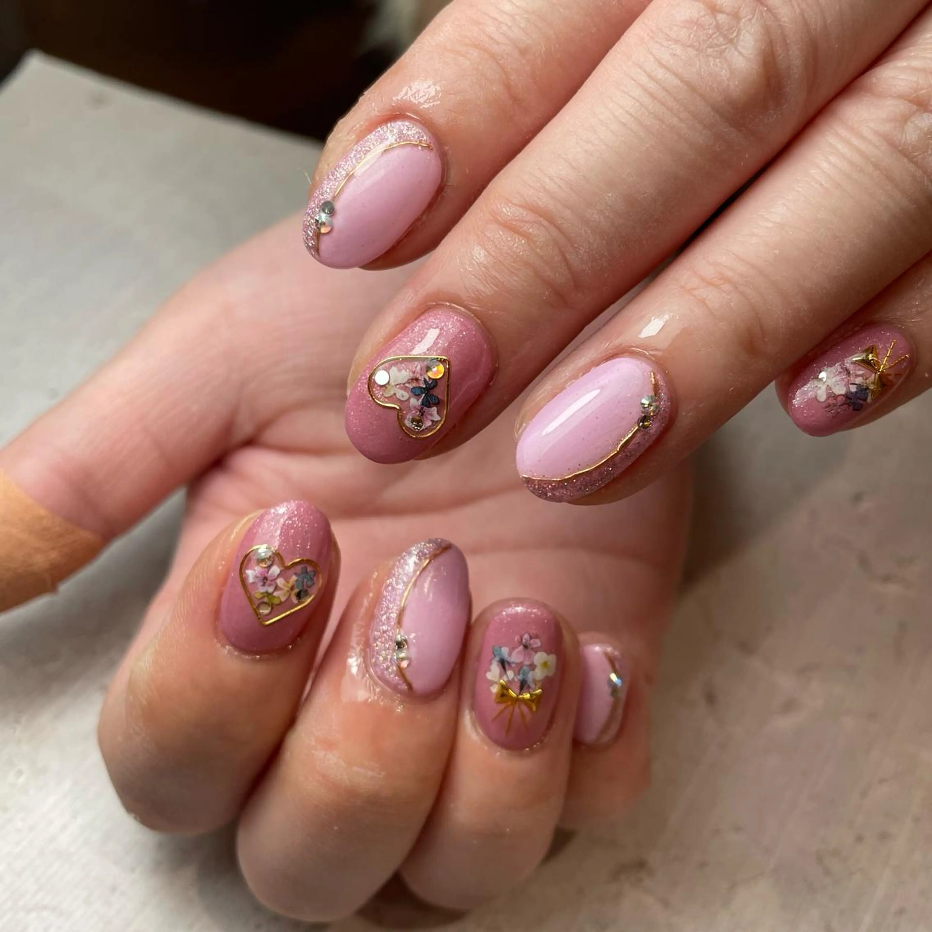 ネイル 持ち込み ハンドネイル nail&eyelash mate所属・京都/東向日/ ayumiのネイルデザイン