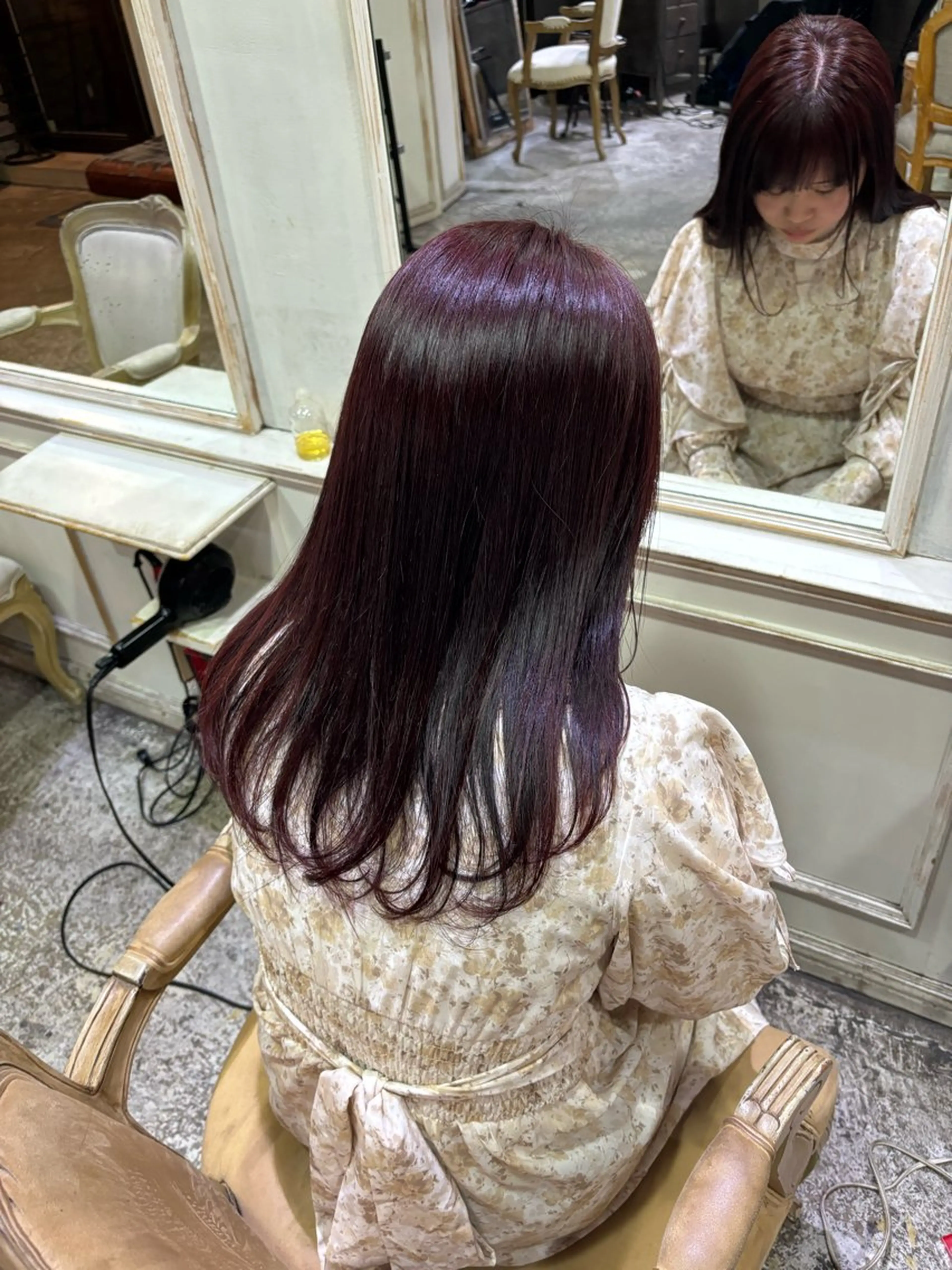 セミロング 🎀世界一可愛い ガーリーヘア🎀ゆかのヘアスタイル