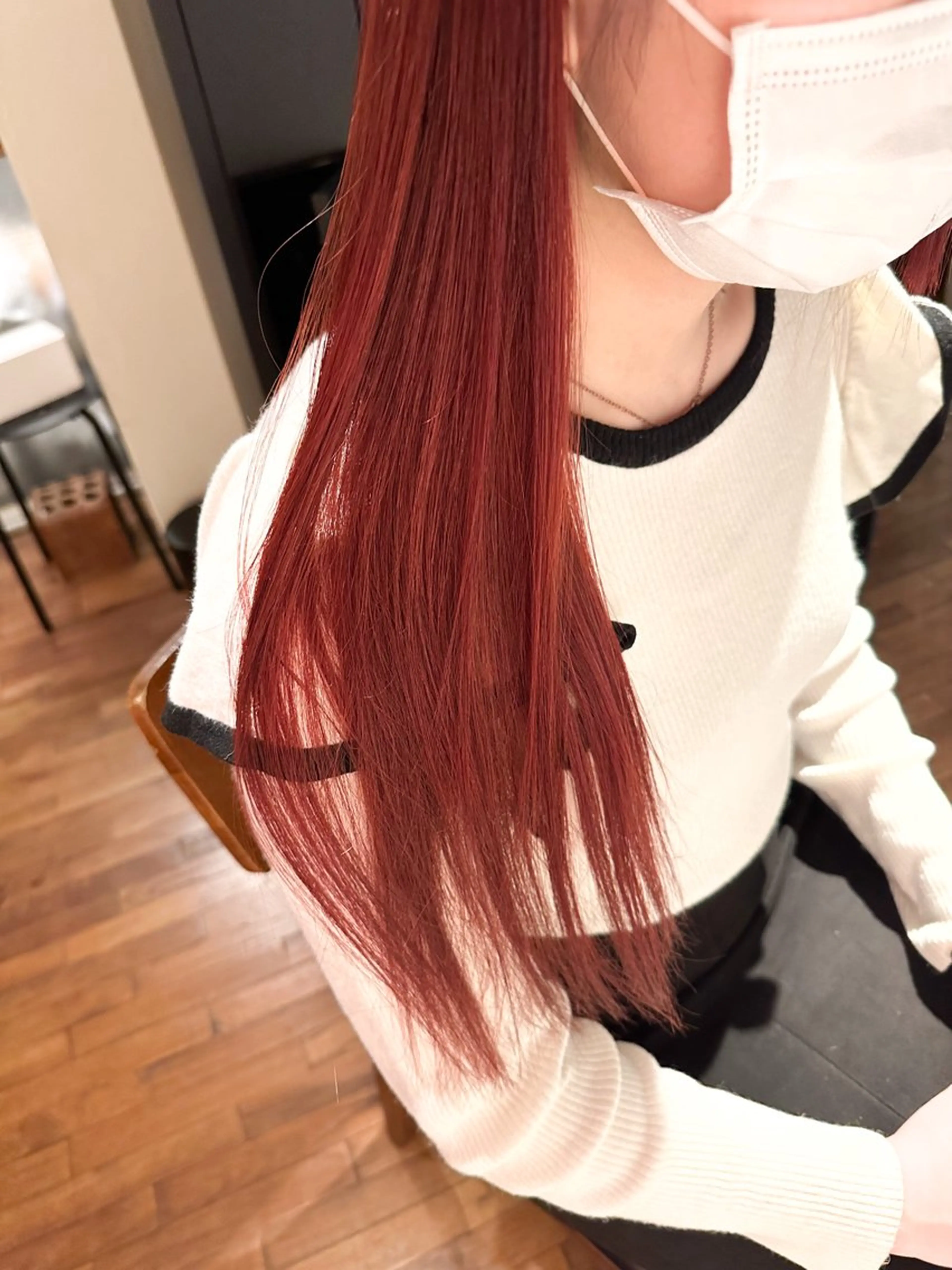 ロング カラー ヘアアレンジ 🧡ono🧡暖色/ 切りっぱなしボブ🧡のヘアスタイル