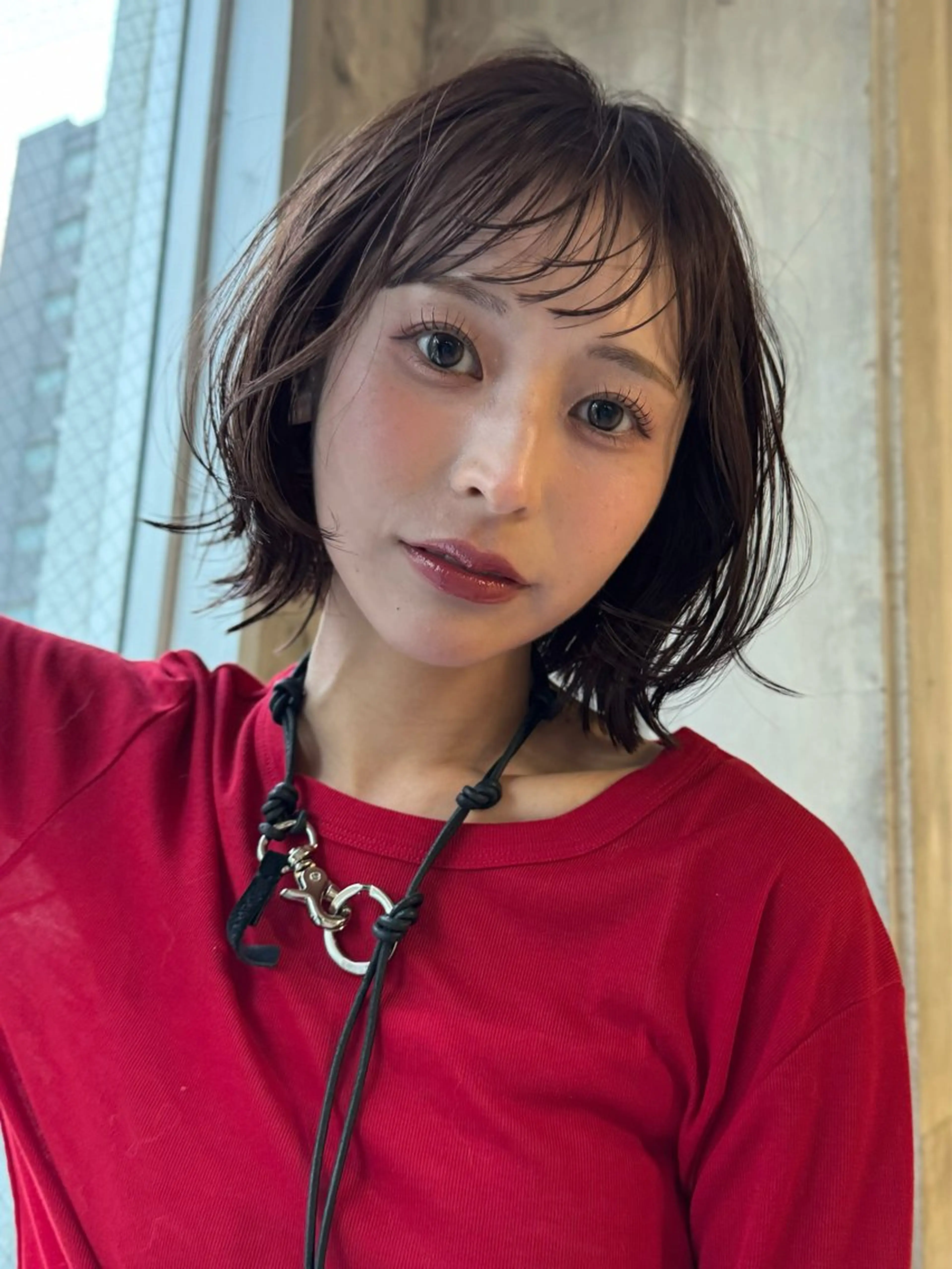 ショート カット ヘアカラー トリートメント 🩵縮毛矯正・ボブ 岩原朋也🩵のヘアスタイル