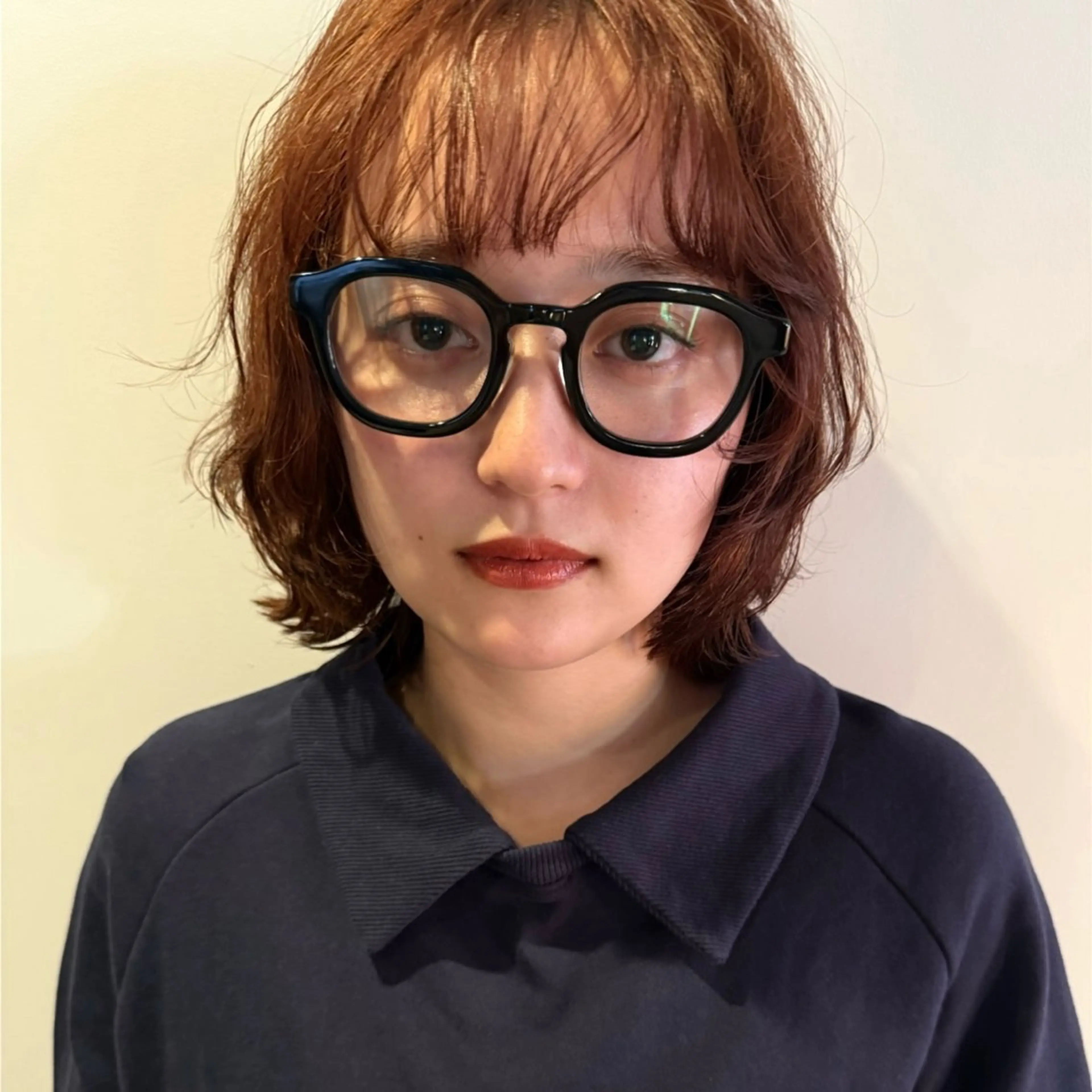 ミディアム カラー ダブルカラー beni yumikoのヘアスタイル