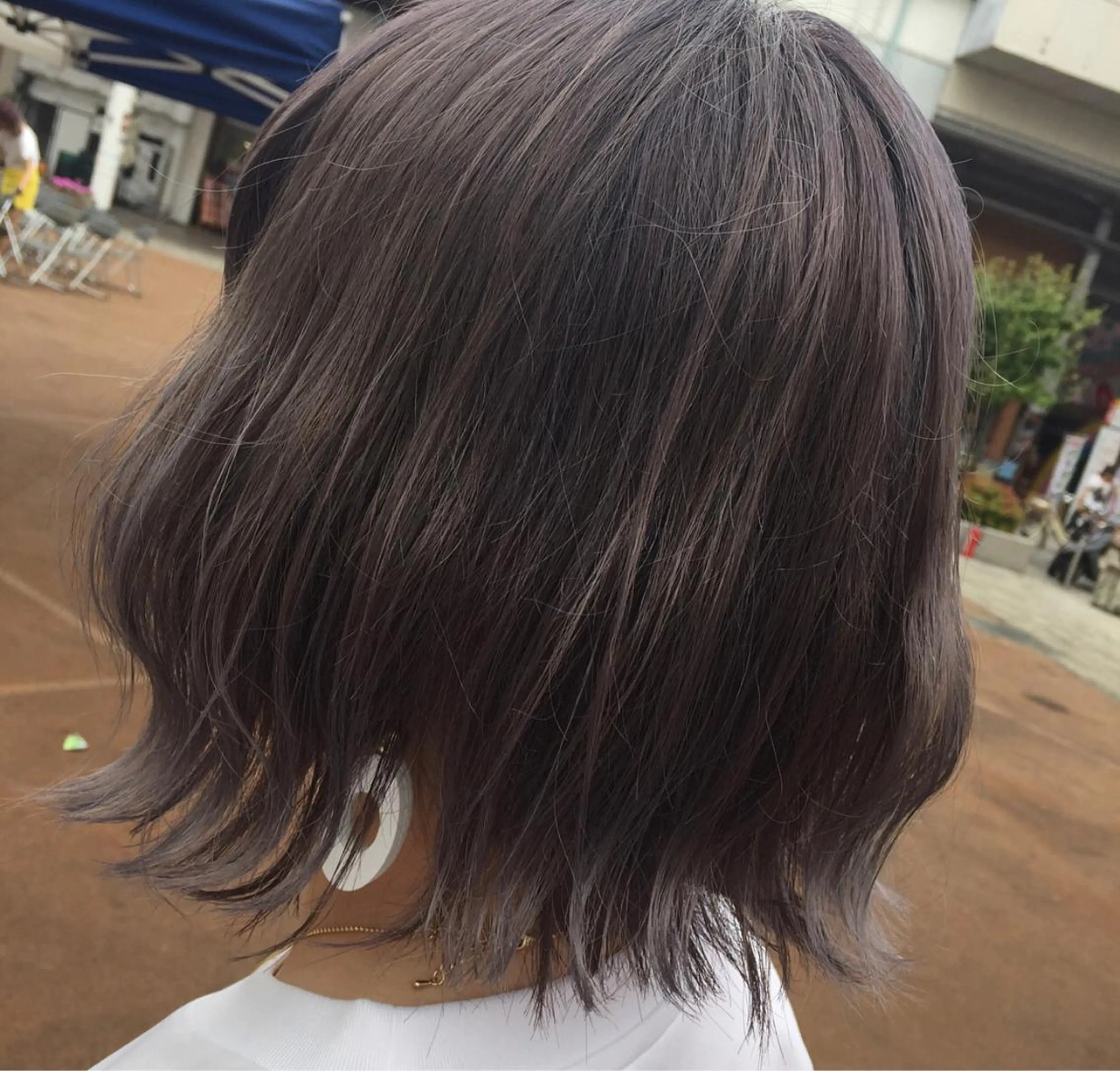 ショート カラー ブリーチ 透明感カラー 小森 拓哉のヘアスタイル