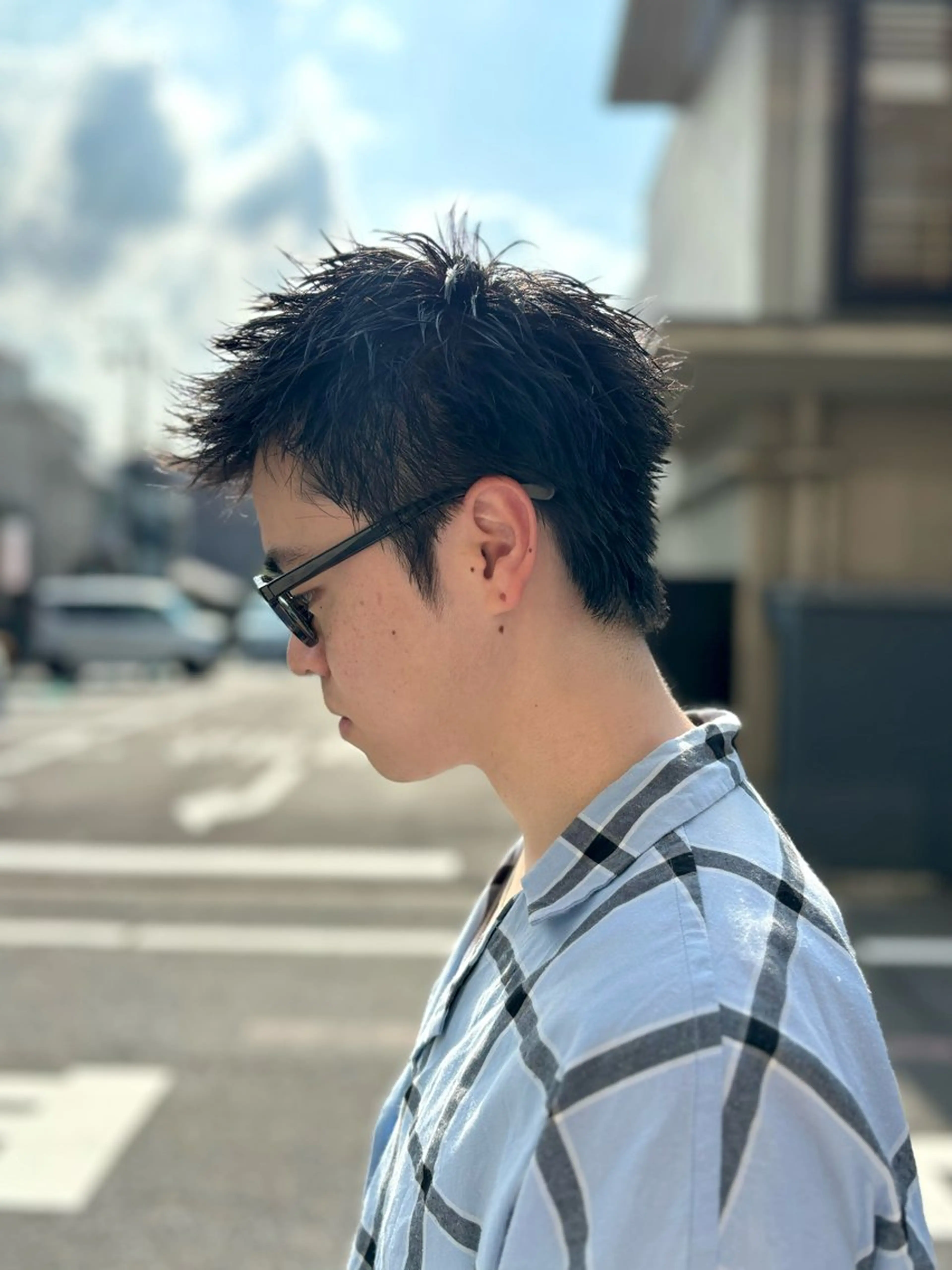 メンズ メンズショート スパイキーショート カット darts所属・マツダ レンのヘアスタイル