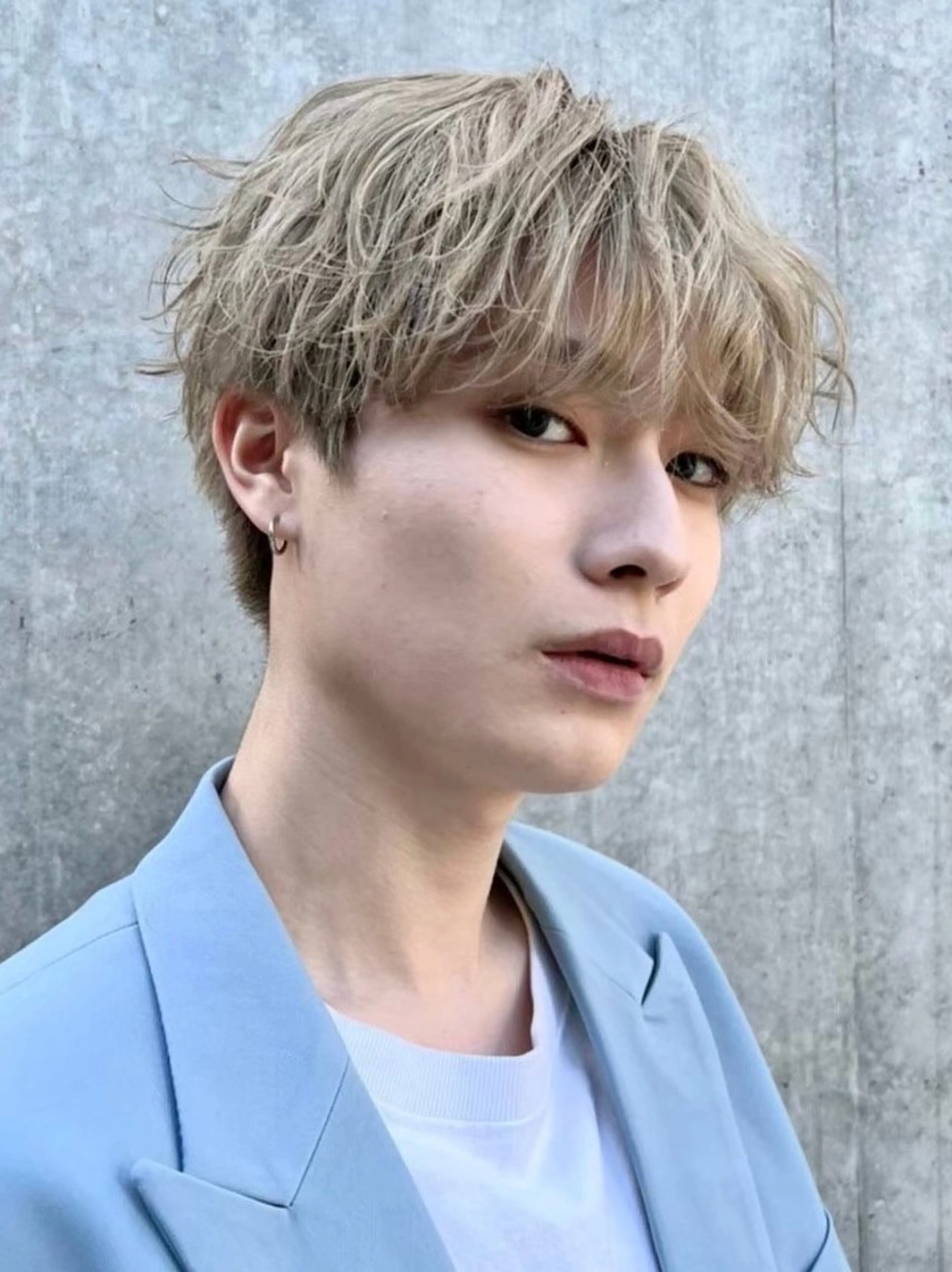 🩷染まる男子、だいたいモテる説🩷 【メンズカット＋カラー】の写真