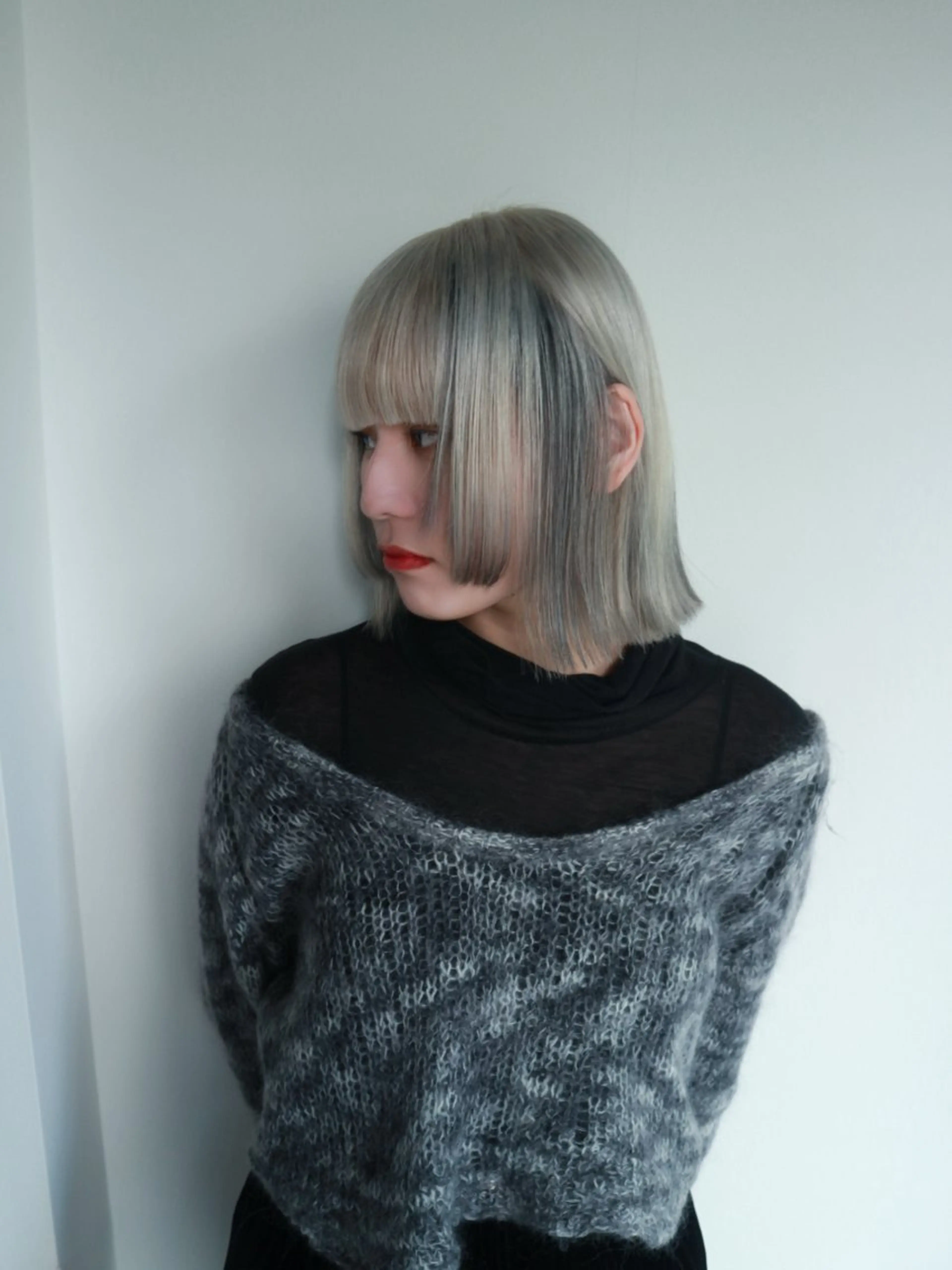 ショート カラー ヘアカラー ハイトーン/メンズ/ デザイン/梅田/ミユのヘアスタイル