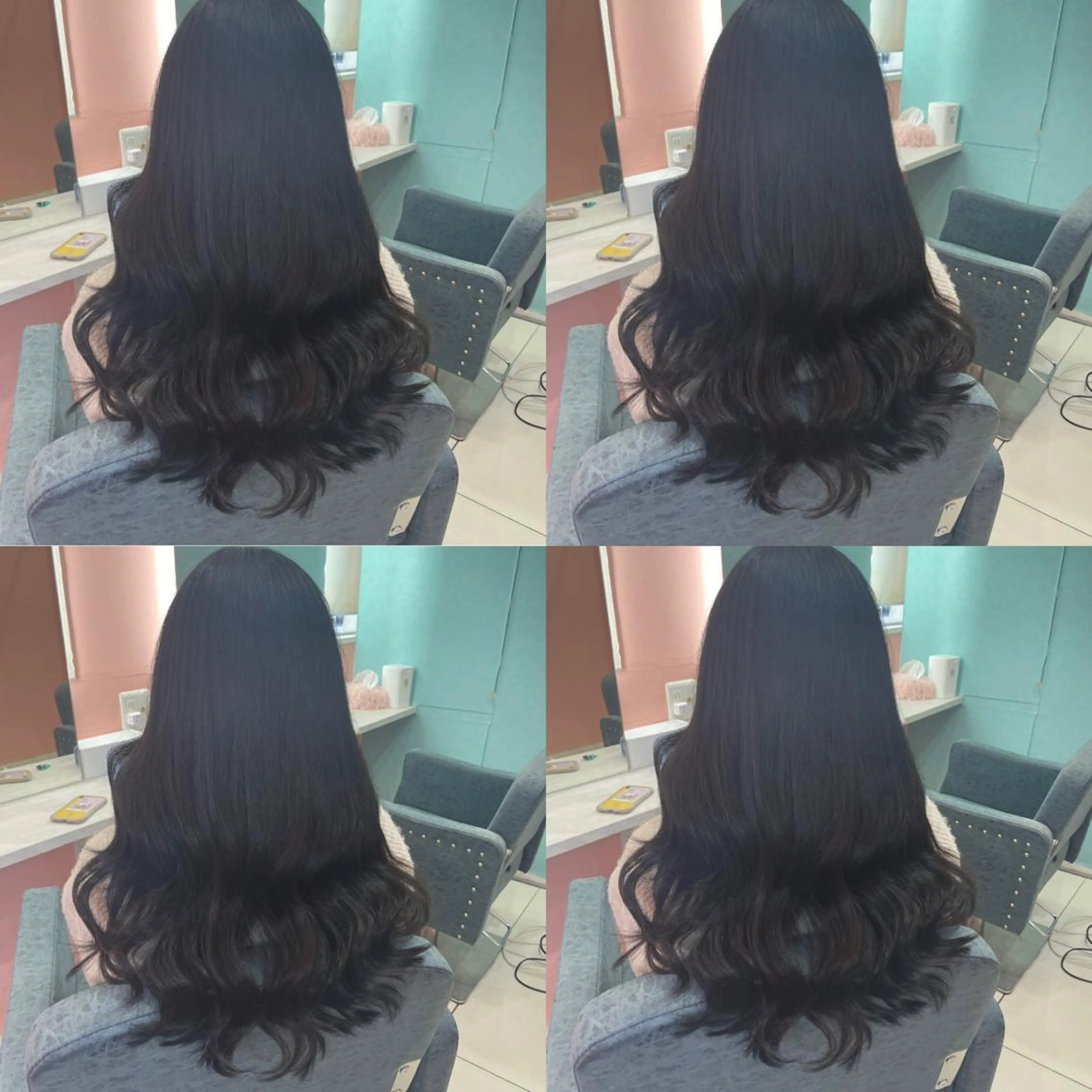 ロング カラー 黒髪 ナチュラルブラック 🌷MAYU 🌷のヘアスタイル