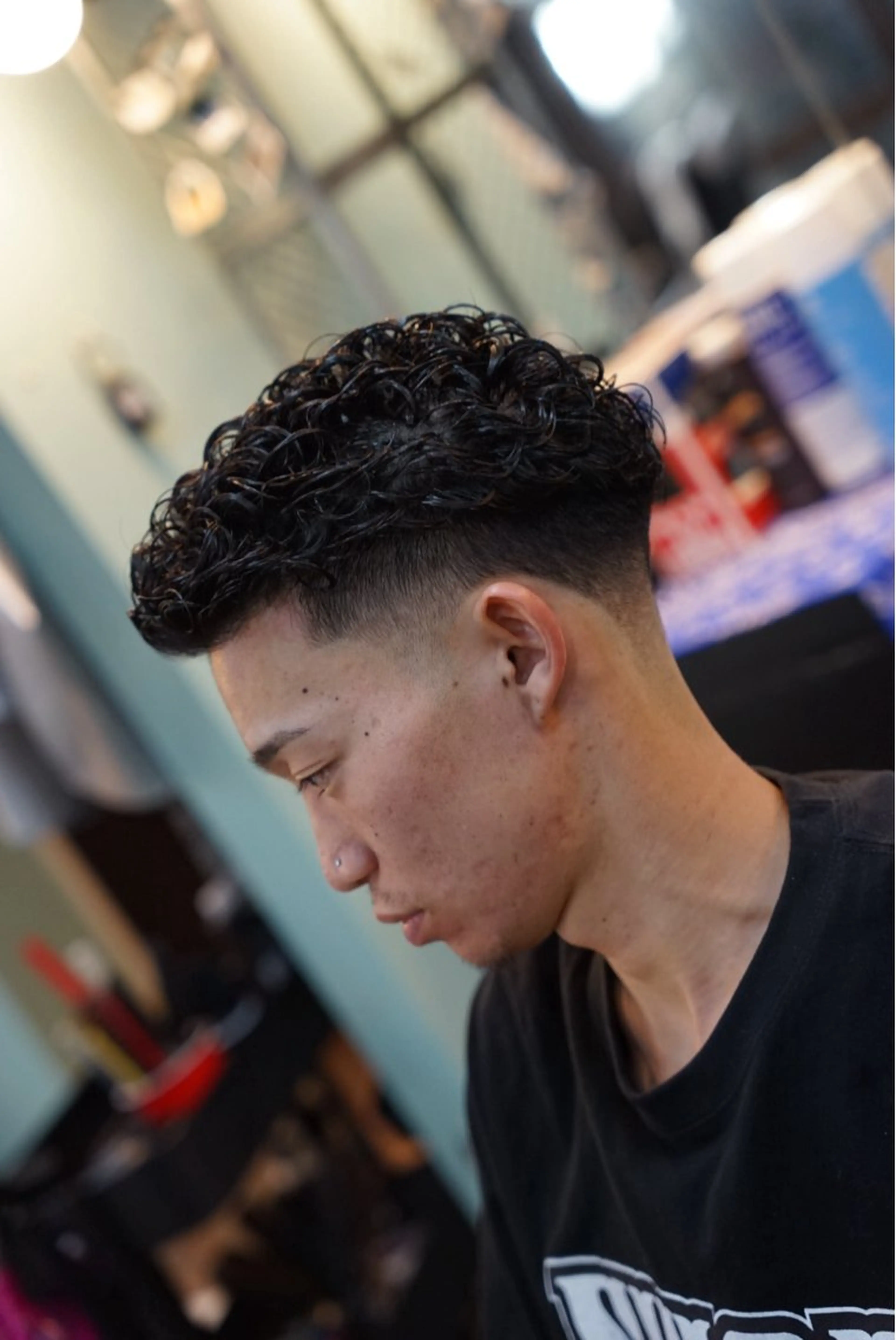 ショート パーマ カット パーマ TIGHT SWAG BARBERWORKS所属・TIGHT SWAG YUTOのヘアスタイル