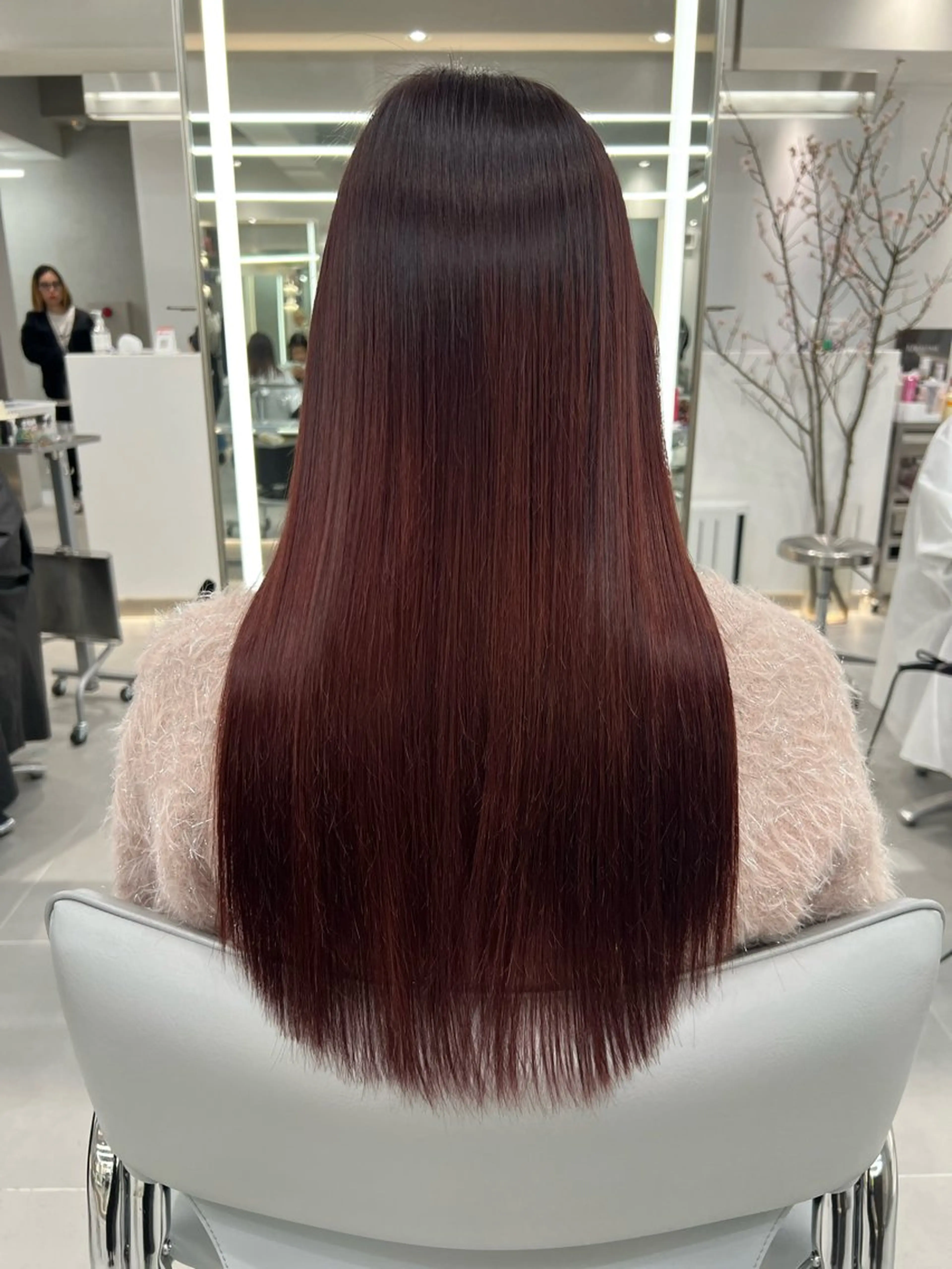 ロング カラー ヘアアレンジ シールエクステ アッシュ バレイヤージュ ベージュカラー 黒髪 ヘアカラー トリートメント ar+ ❤︎ maiのヘアスタイル