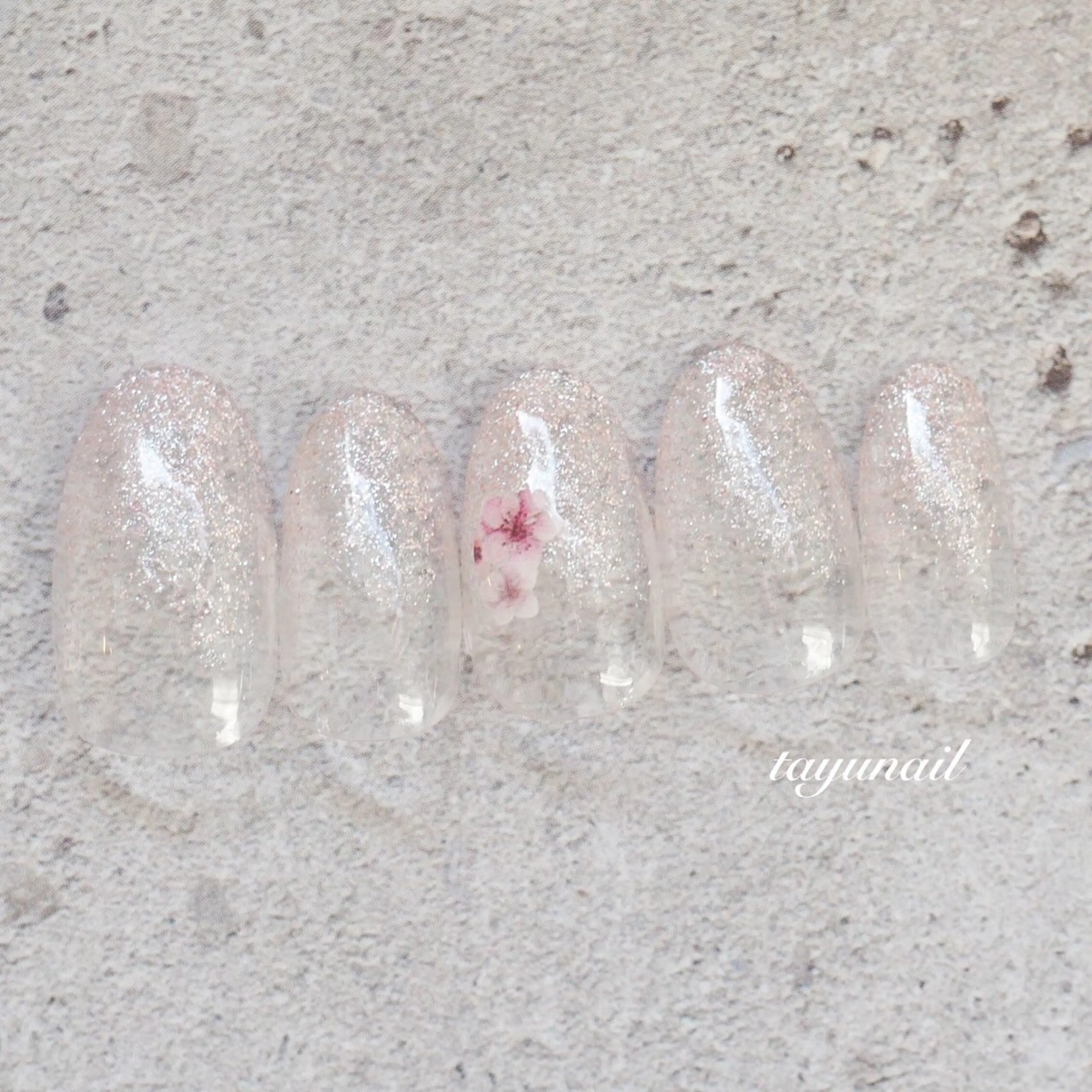 ネイル アートネイル ジェルネイル パラジェル シンプルネイル ハンドネイル ネイルサロン・ネイルスクール たゆnail所属・ネイルサロン 【たゆnail】のネイルデザイン