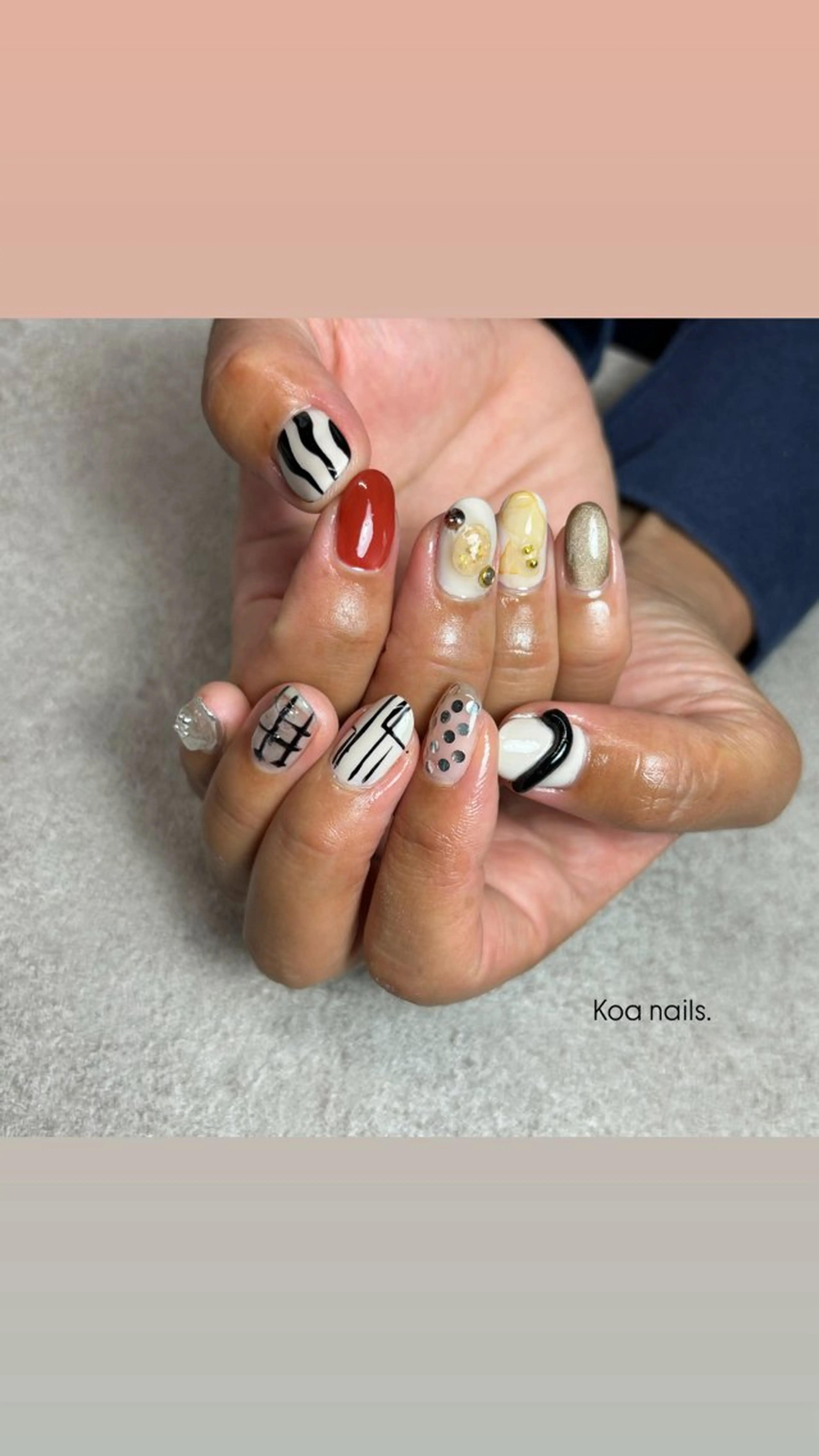 ネイル ハンドネイル Koa nails.のネイルデザイン