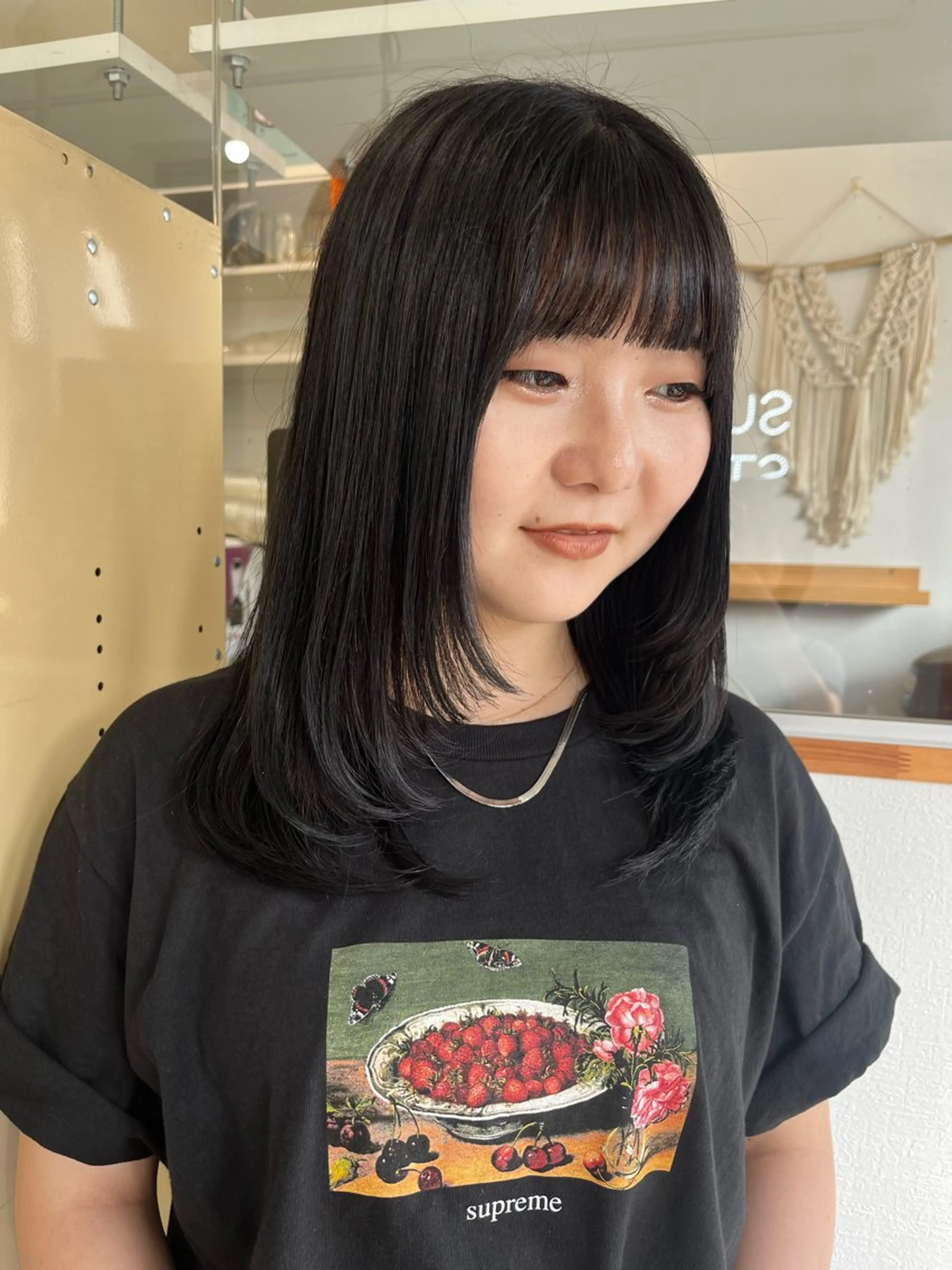 ミディアム カラー カット ヘアカラー トリートメント 🌼sunc HINAMI🌼のヘアスタイル