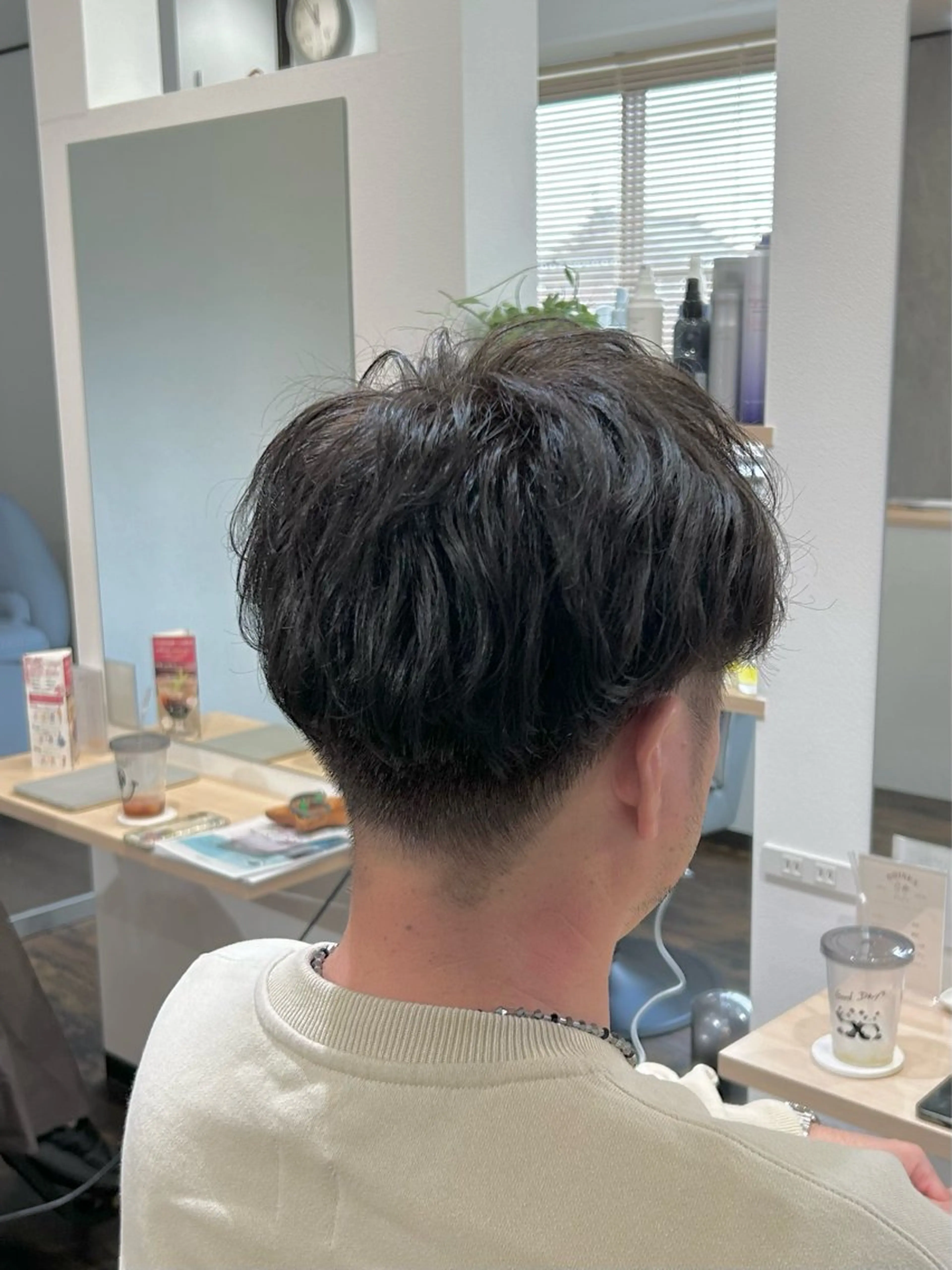 カラー メンズ ヘアカラー 足立 愛樹のヘアスタイル