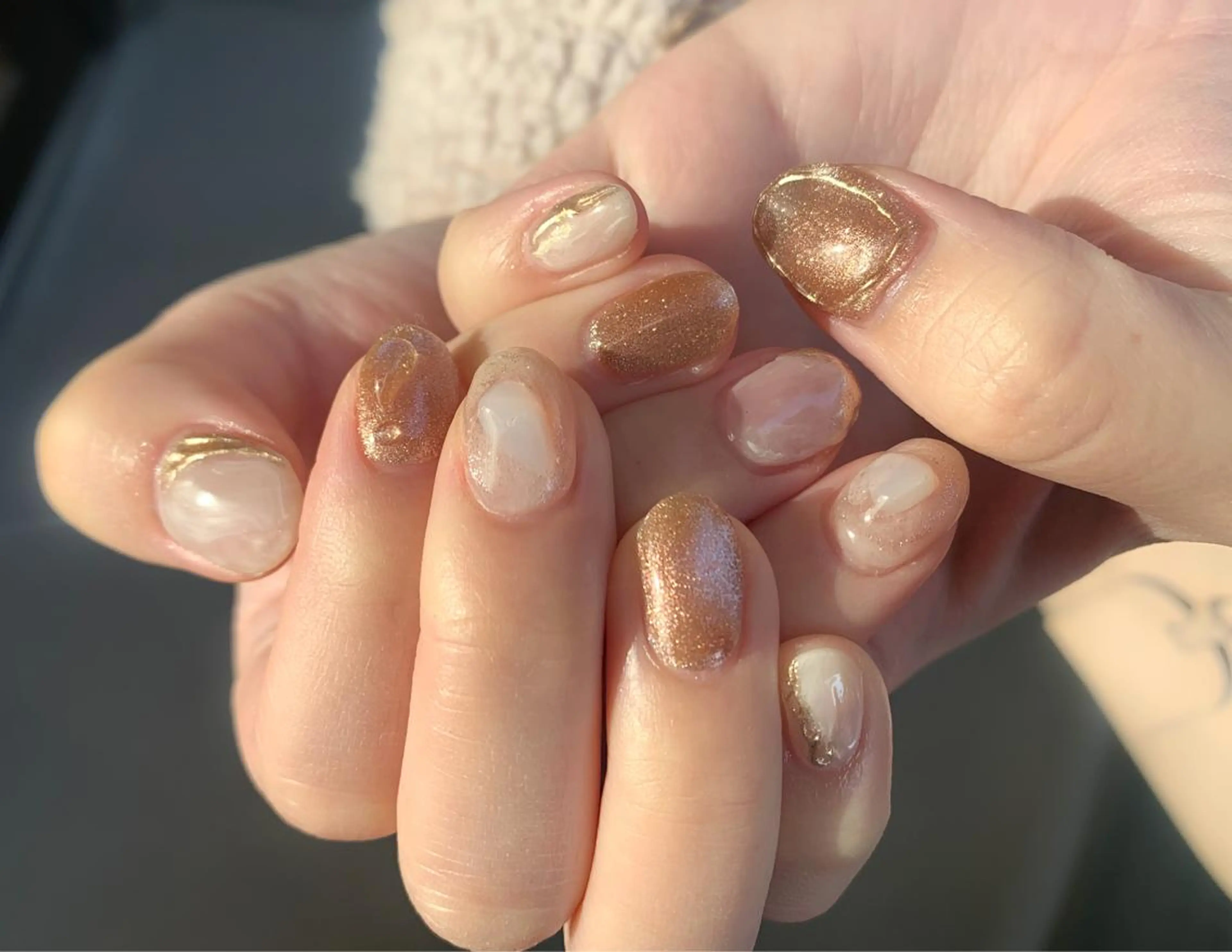 ネイル クリアネイル ホワイト ハンドネイル nail＊ runa🌻のネイルデザイン